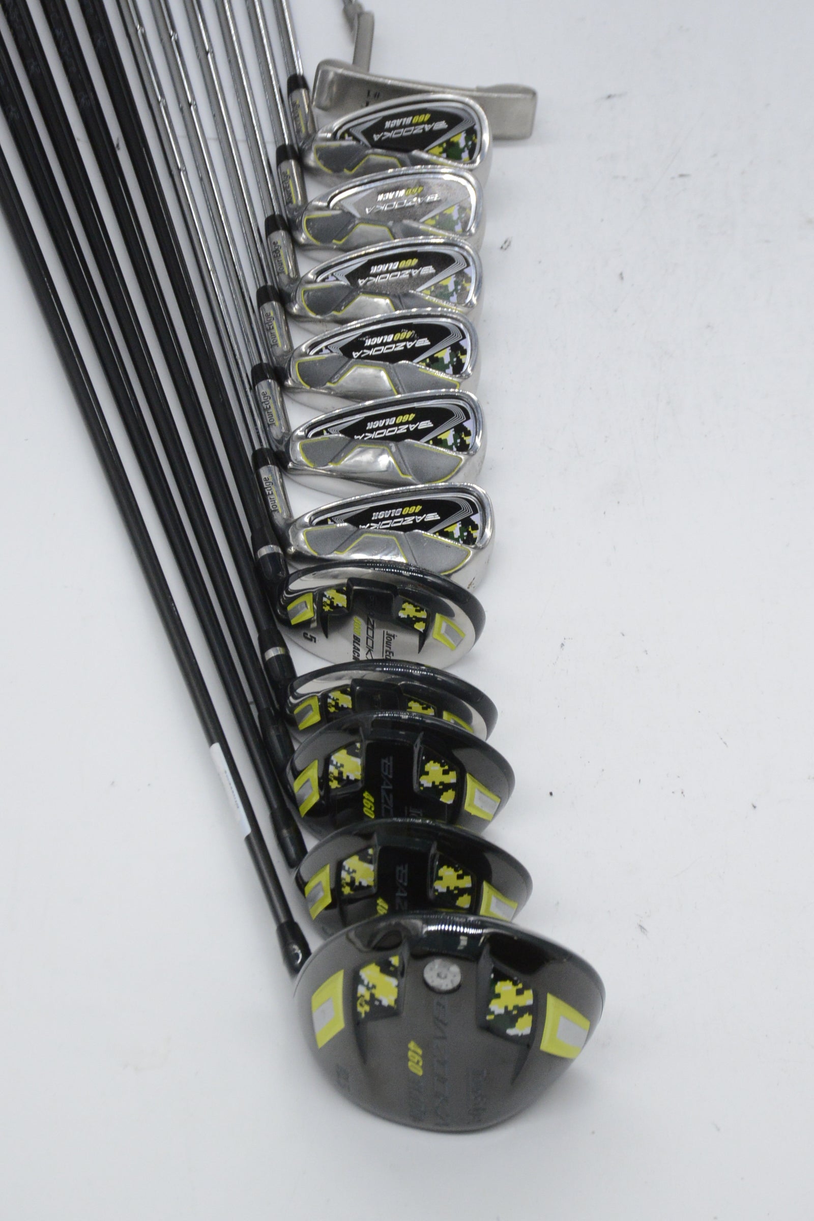 Tour Edge Bazooka 460 Black Mixed Full Set S Flex Std Length