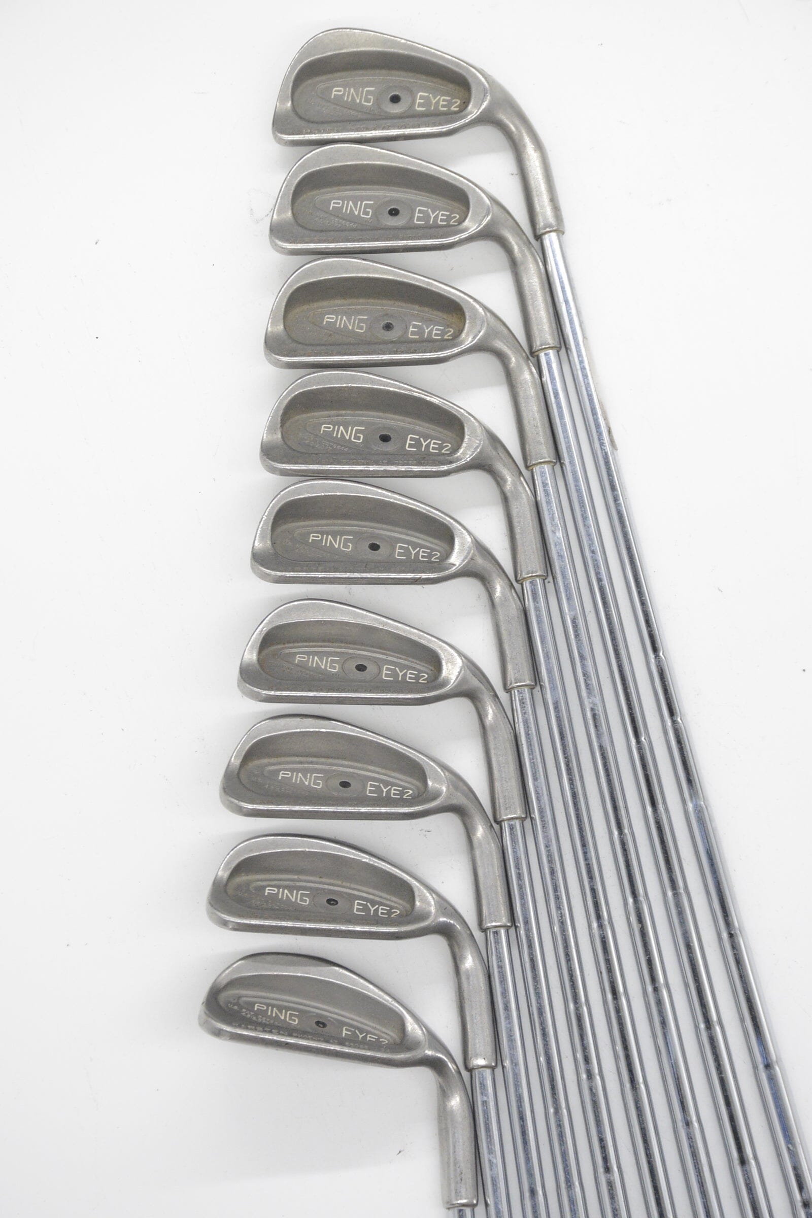 Ping Eye 2 3-PW, SW Iron Set S Flex -0.25" Golf Clubs GolfRoots