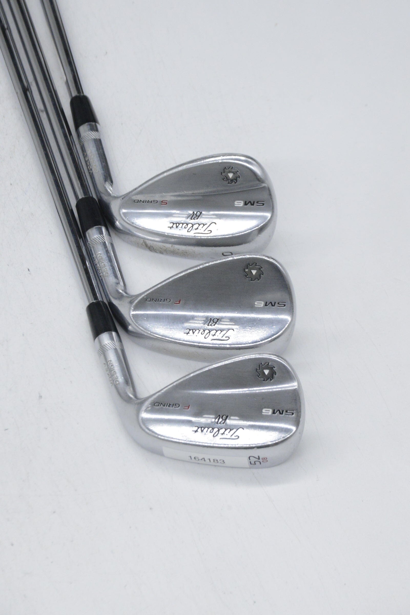 Titleist Vokey SM6 Tour Chrome 52, 56, 60 Degree Wedge Set Wedge Flex Golf Clubs GolfRoots