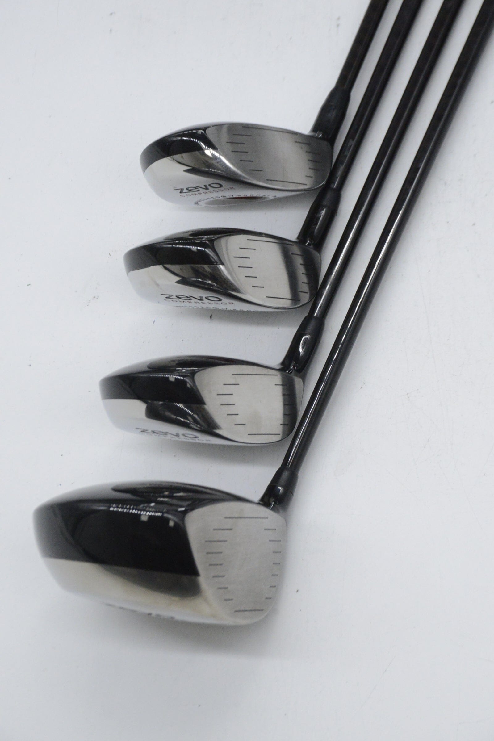 Zevo Compressor D, 3W, 5W, 7W Wood Set S Flex Golf Clubs GolfRoots
