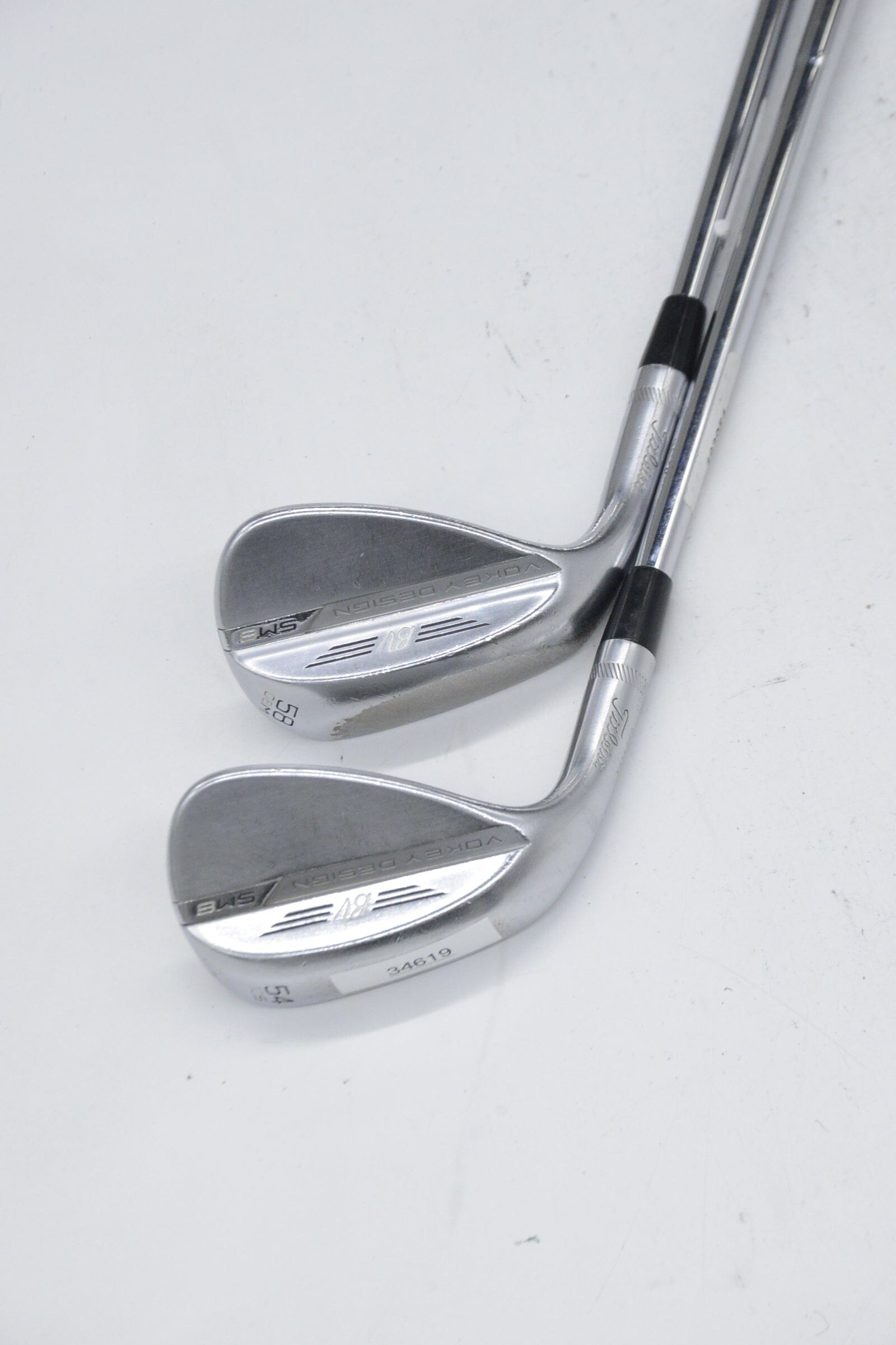 Lefty Titleist Vokey SM8 Tour Chrome 54 & 58 Degree Wedge Set S Flex Golf Clubs GolfRoots