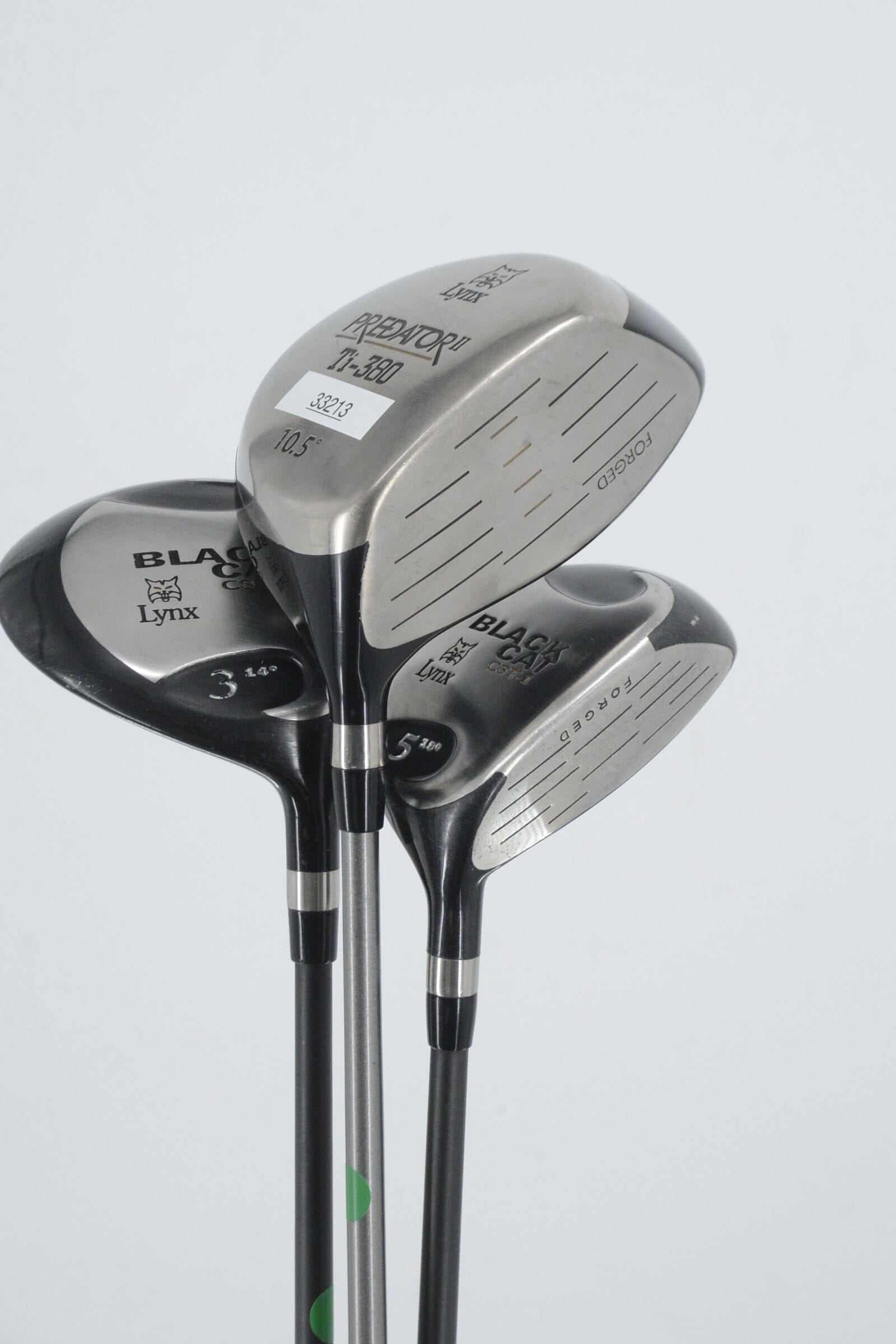 Lynx Black Cat D, 3W, 5W Wood Set S Flex Golf Clubs GolfRoots