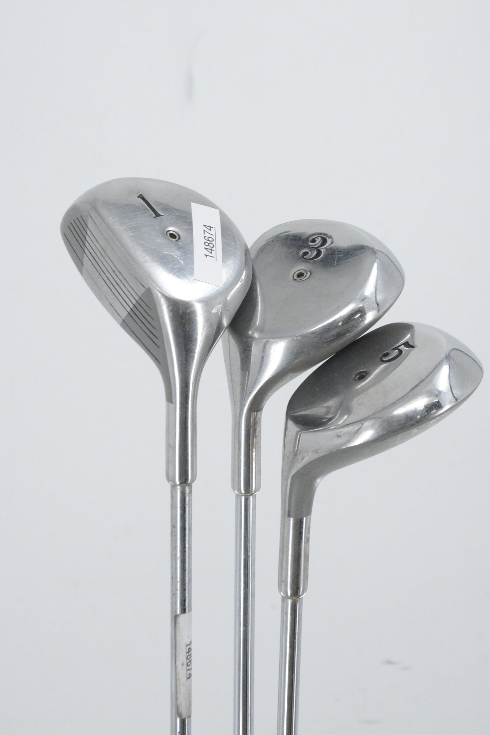 Lefty Silver D, 3W, 5W Wood Set S Flex Golf Clubs GolfRoots
