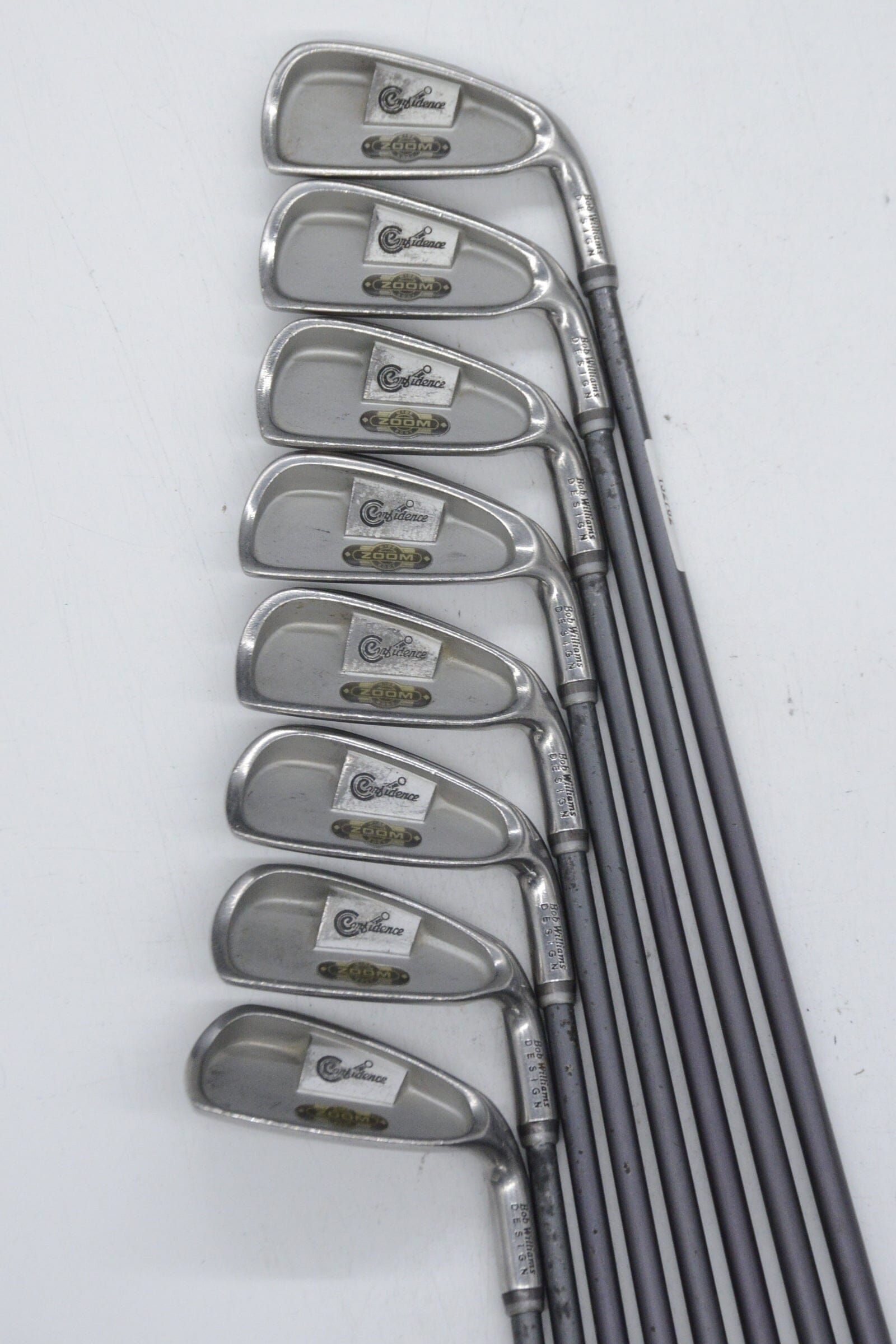 Women's Confidence Zoom 4-PW, SW Iron Set W Flex -0.25" Golf Clubs GolfRoots