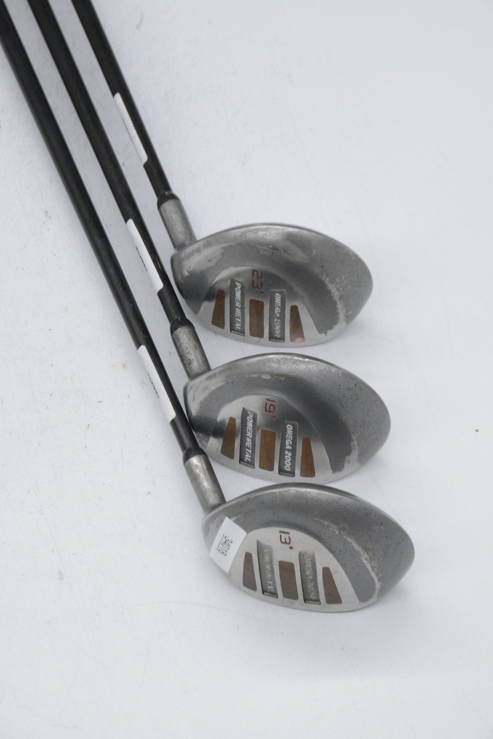 Omega 2000 Power Metal 3W, 5W, 7W Wood Set R Flex Golf Clubs GolfRoots