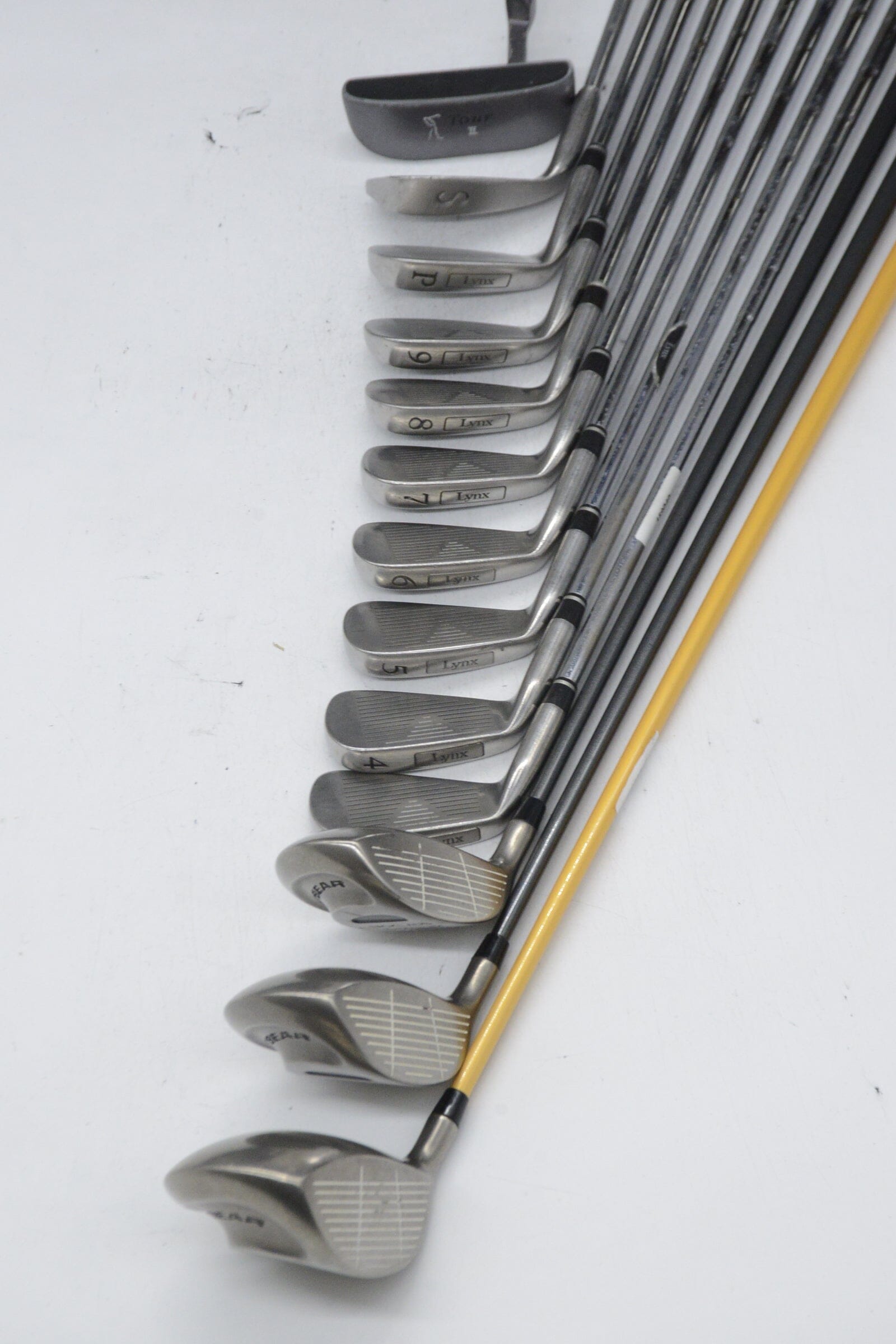 Lynx Black Cat MTW Mixed Full Set S Flex Std Length Golf Clubs GolfRoots