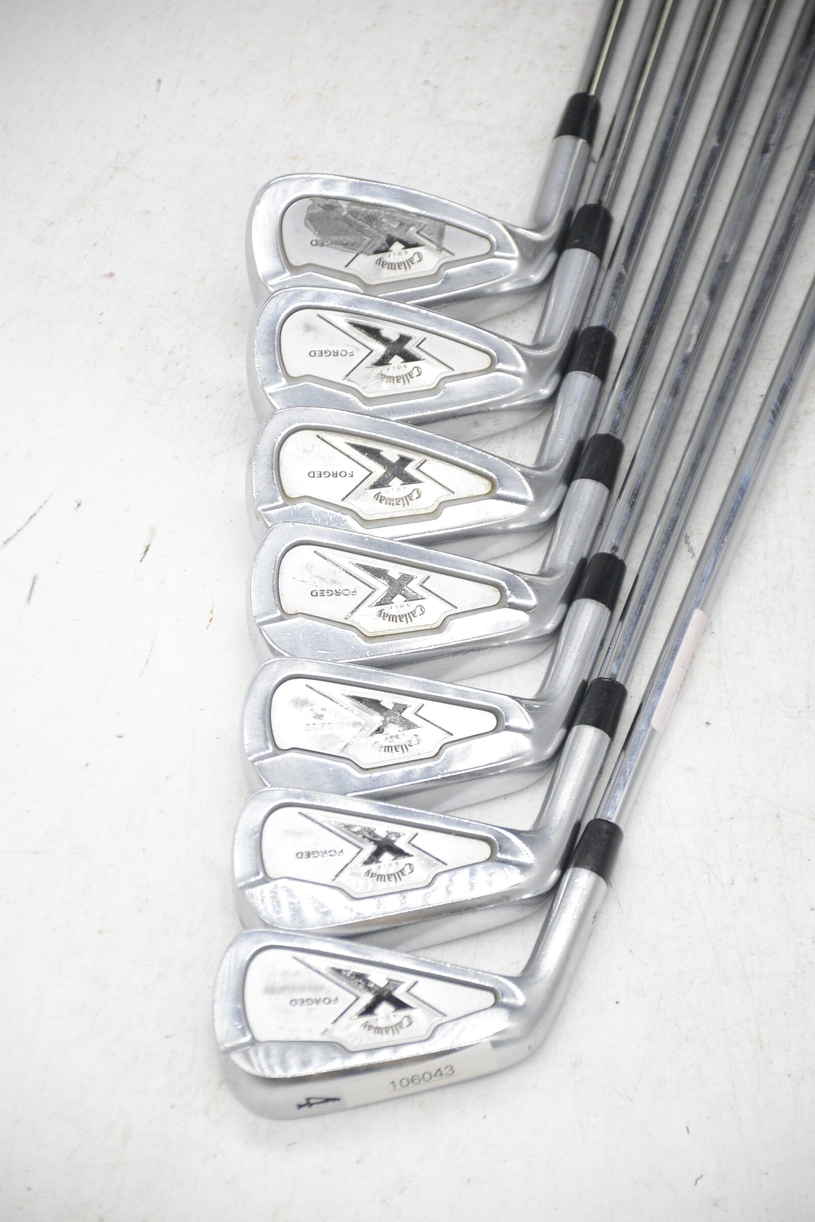 Lefty Callaway X Forged 4-PW Iron Set S Flex Std Length Golf Clubs GolfRoots