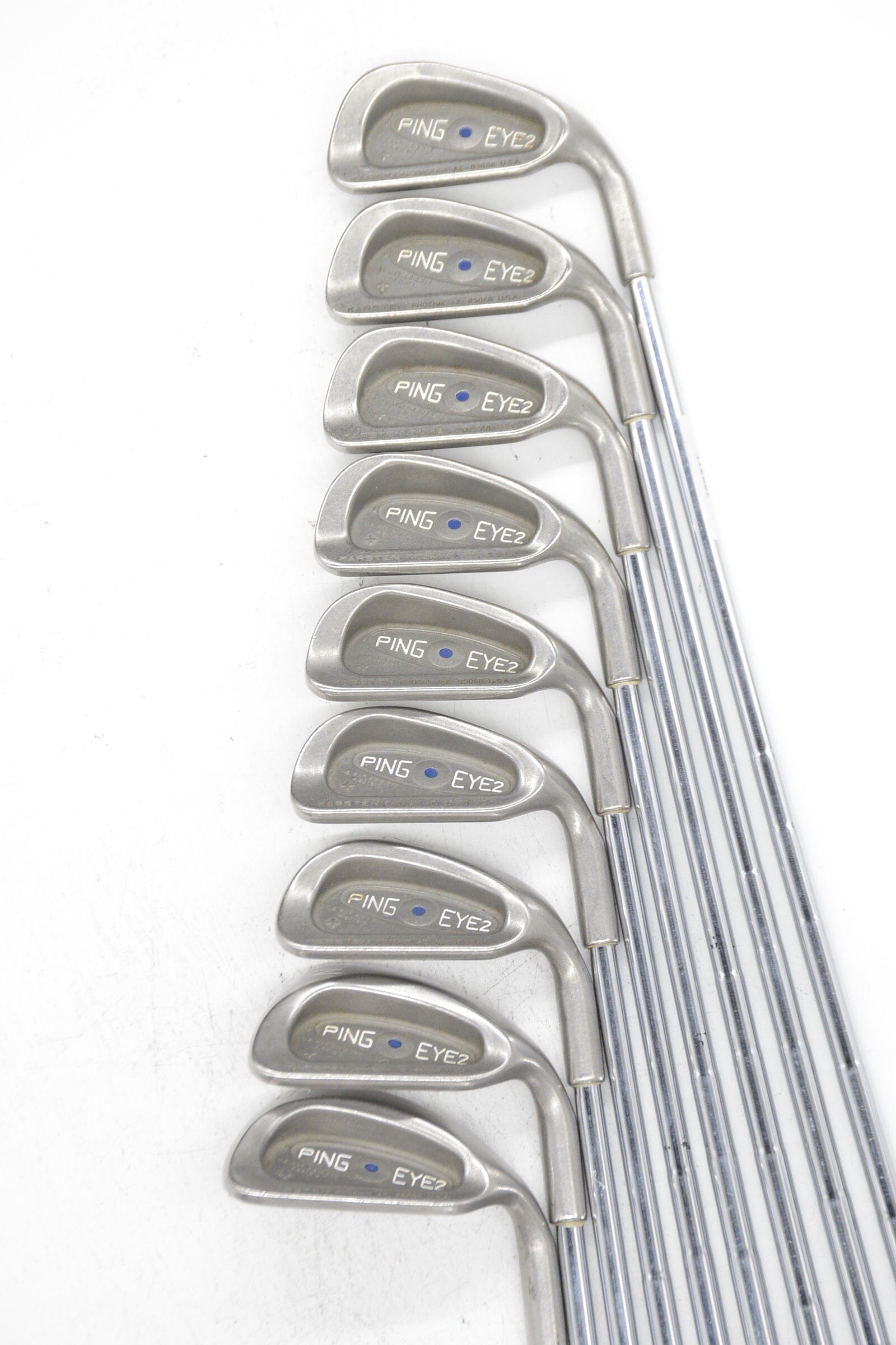 Ping Eye 2 3-PW, SW Iron Set S Flex Std Length Golf Clubs GolfRoots