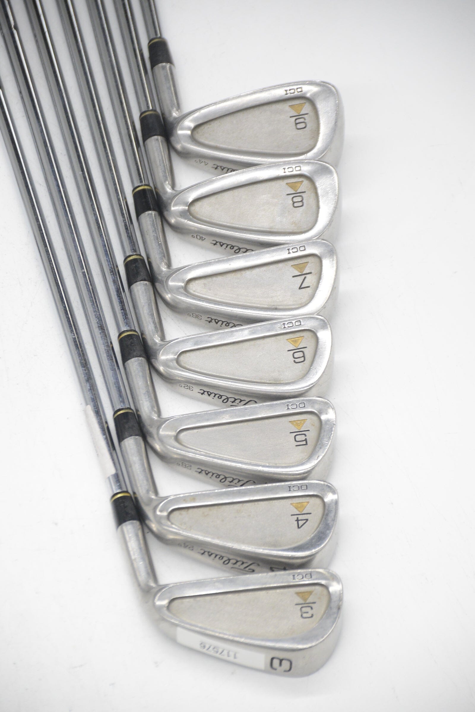 Titleist DCI Gold 3-9 Iron Set S Flex Std Length Golf Clubs GolfRoots