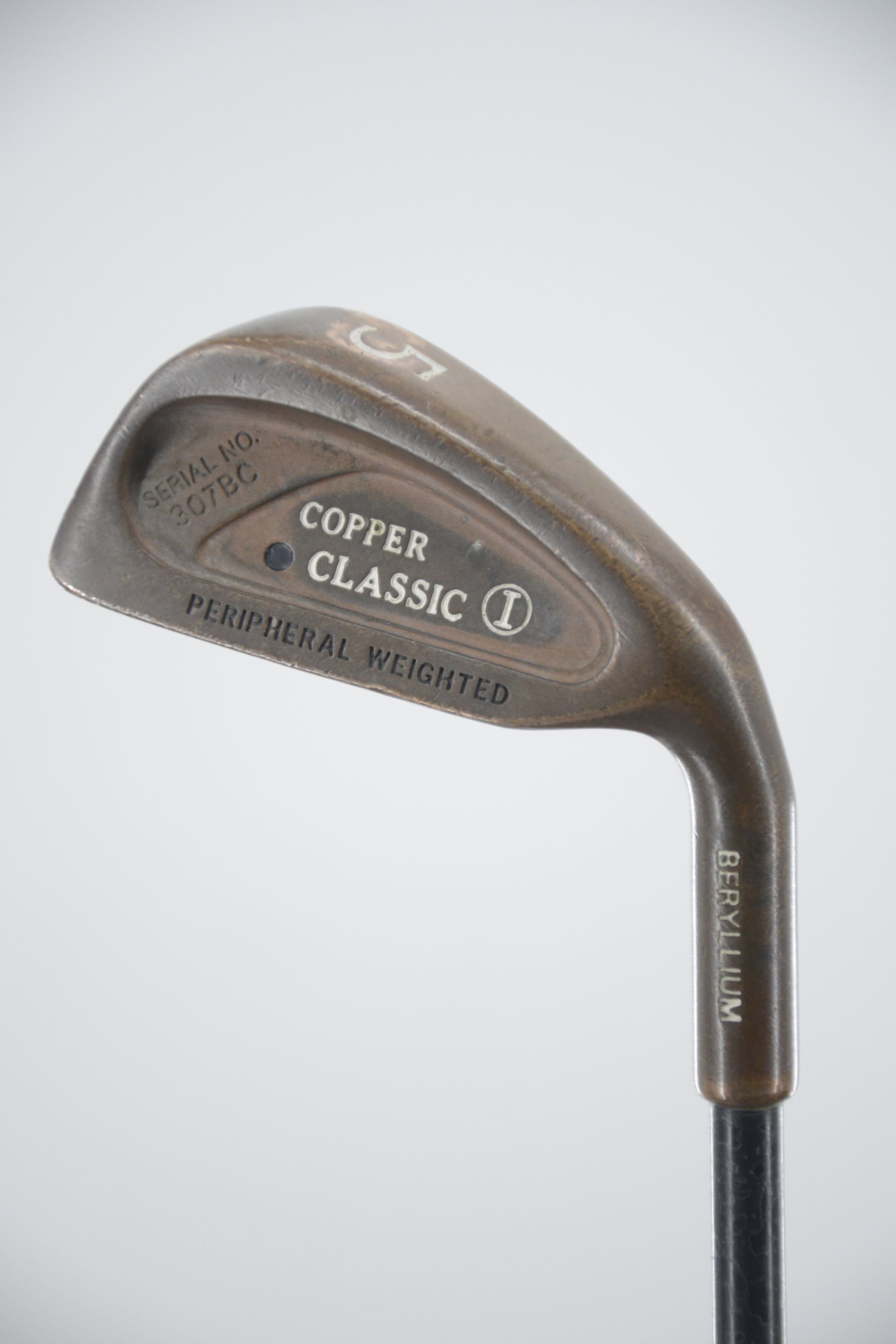 Copper Classic Beryllium 5 Iron R Flex 37.75" Golf Clubs GolfRoots