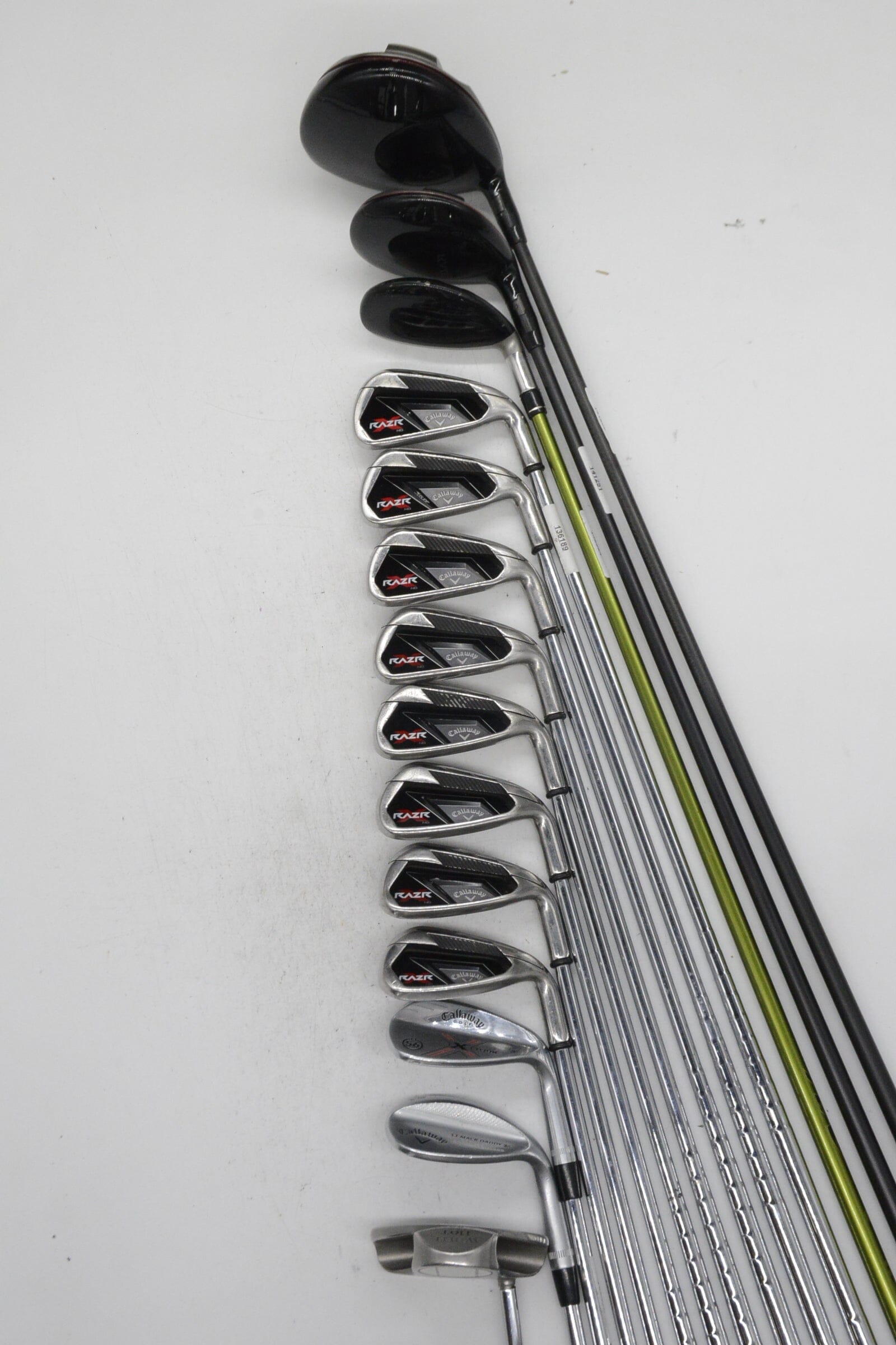 Callaway RAZR X Ng Mixed Full Set Uniflex +0.25" Golf Clubs GolfRoots