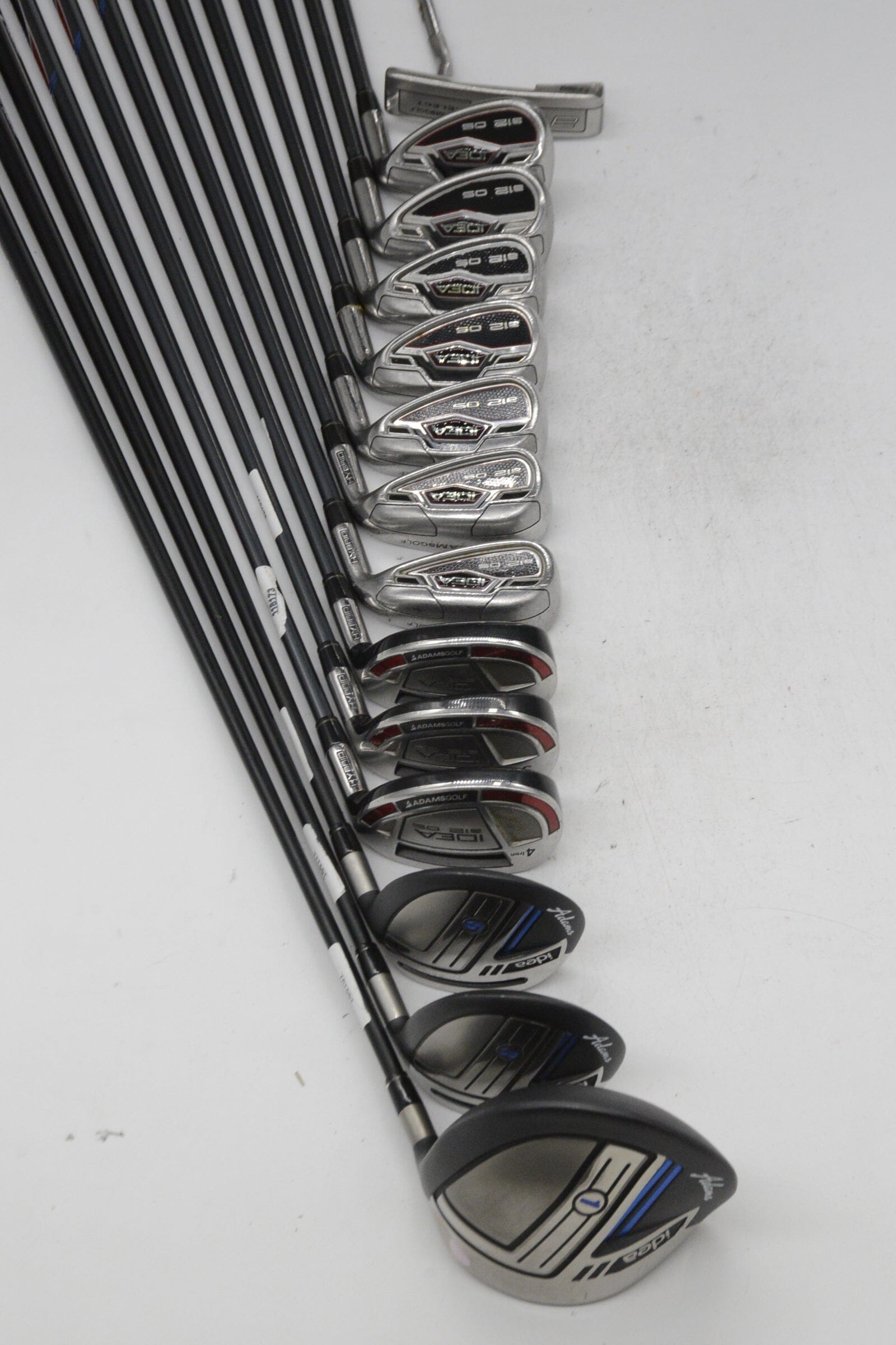 *Dented* Adams Idea A12Os Mixed Full Set SR Flex -0.25" Golf Clubs GolfRoots