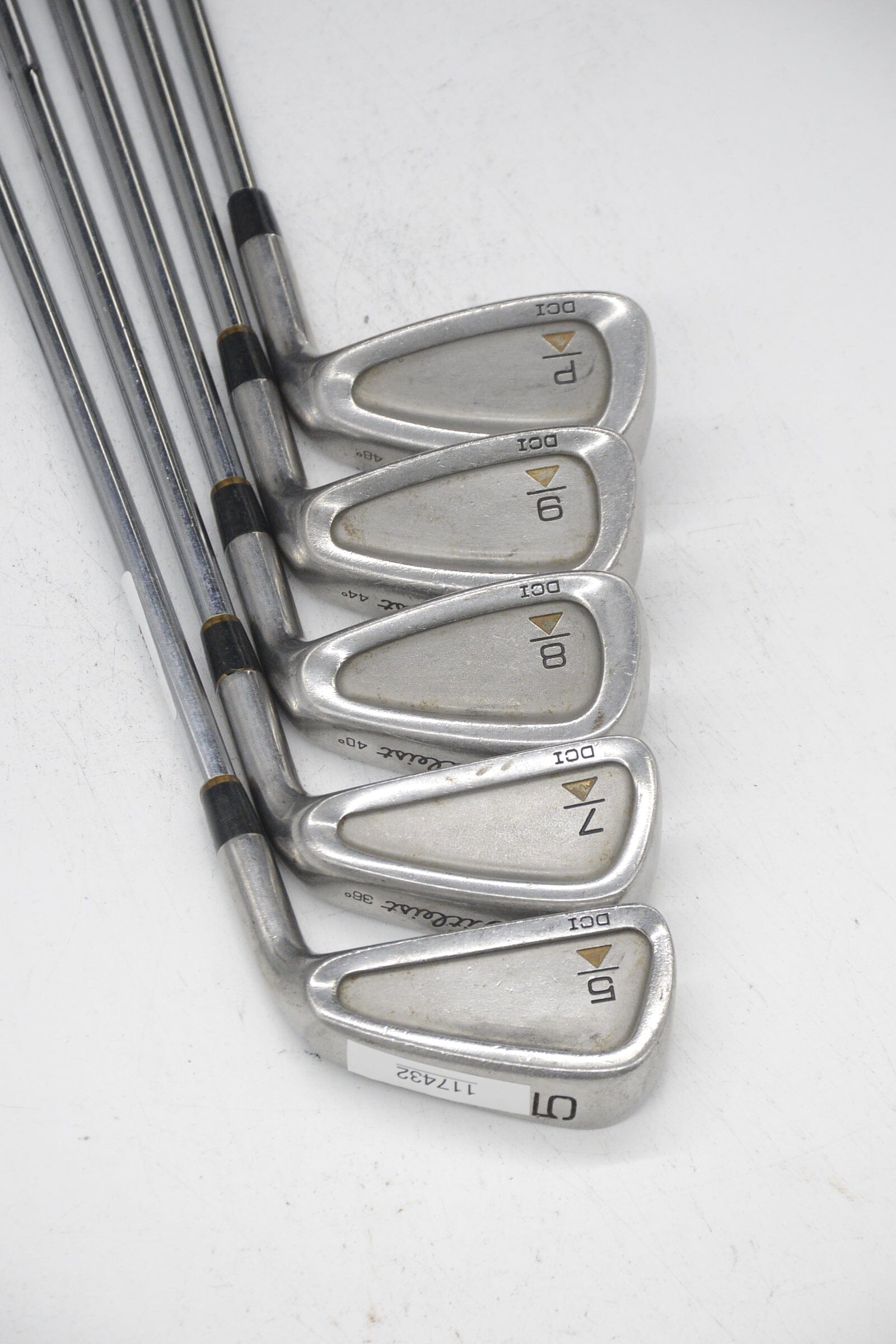 Titleist DCI Gold 5, 7-PW Iron Set S Flex -1" Golf Clubs GolfRoots