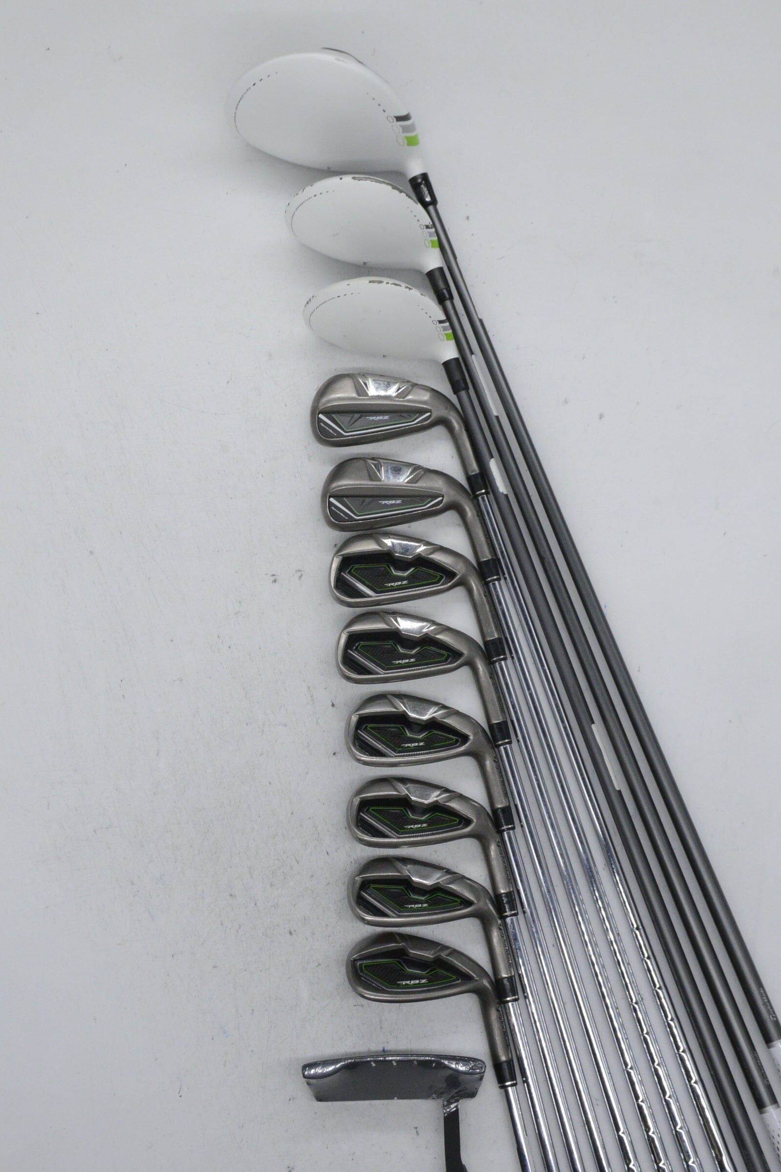 TaylorMade Rocketballz Mixed Full Set R Flex +0.25" Golf Clubs GolfRoots