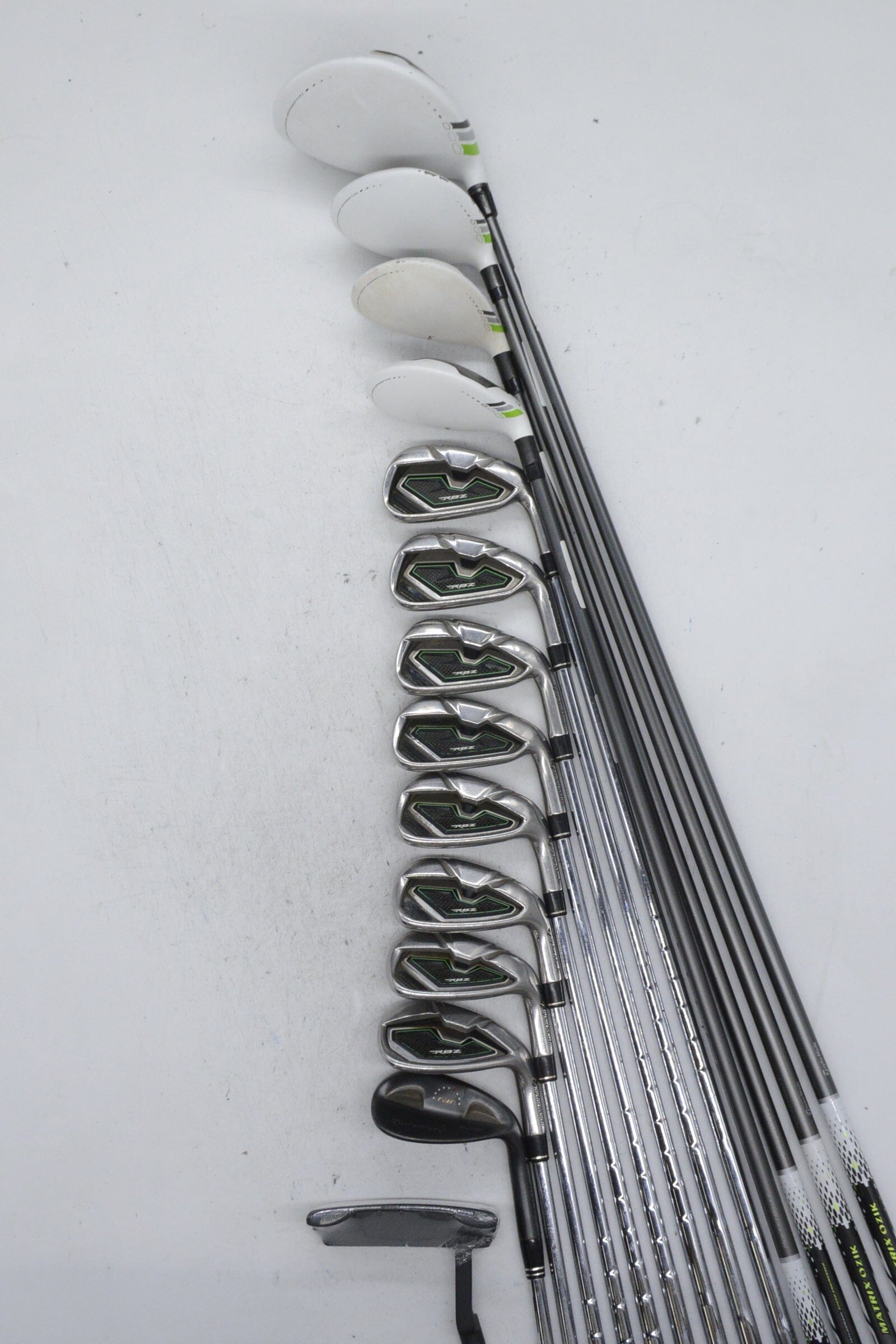 TaylorMade Rocketballz Mixed Full Set R Flex +0.25" Golf Clubs GolfRoots