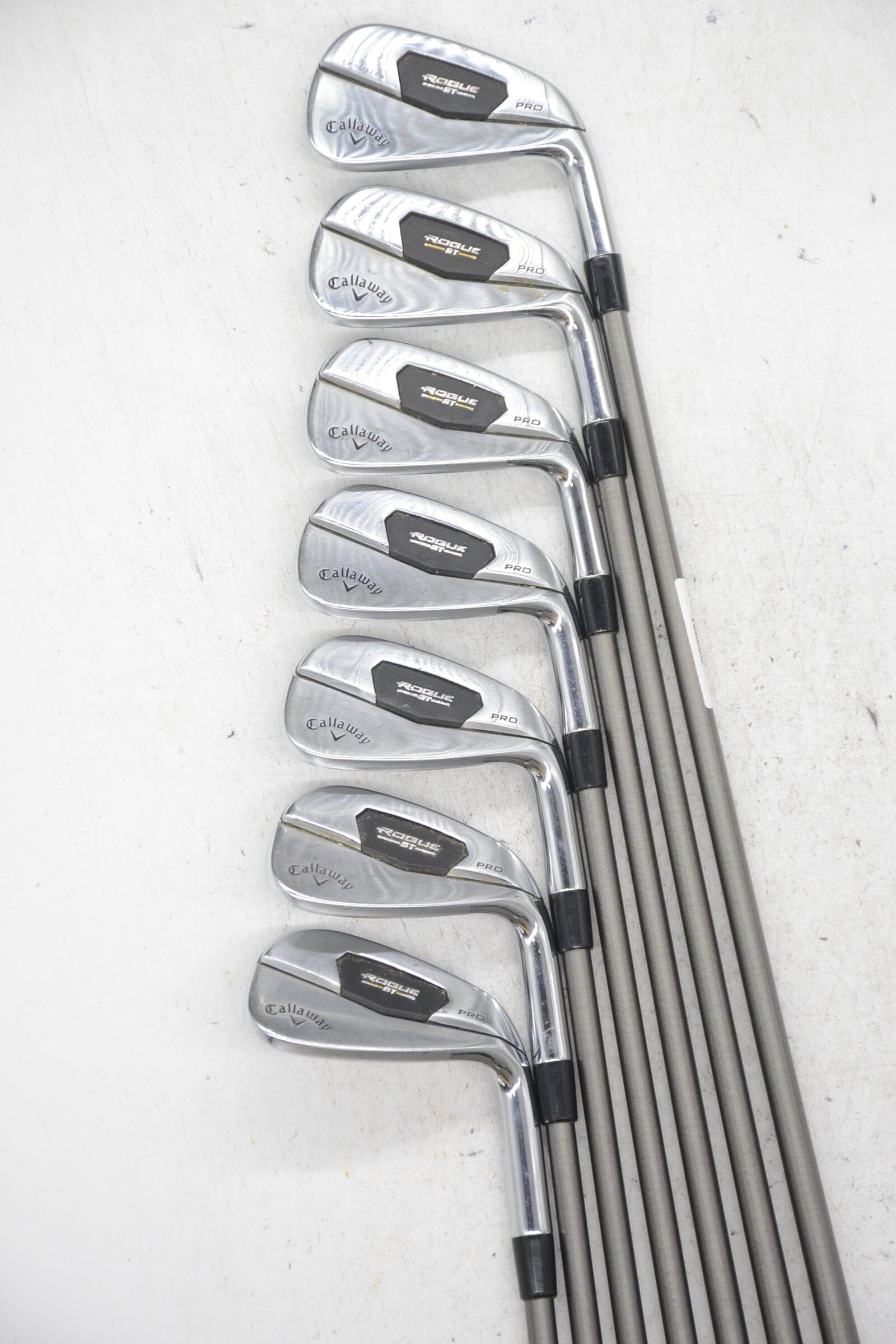 Callaway Rogue ST Pro 5-AW Iron Set R Flex -0.25" Golf Clubs GolfRoots