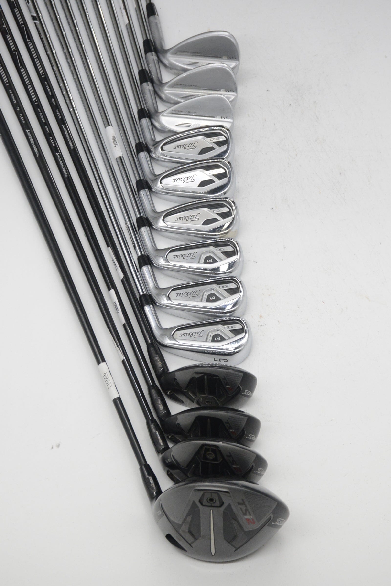 Titleist T300 2021 Mixed Full Set R Flex Std Length Golf Clubs GolfRoots