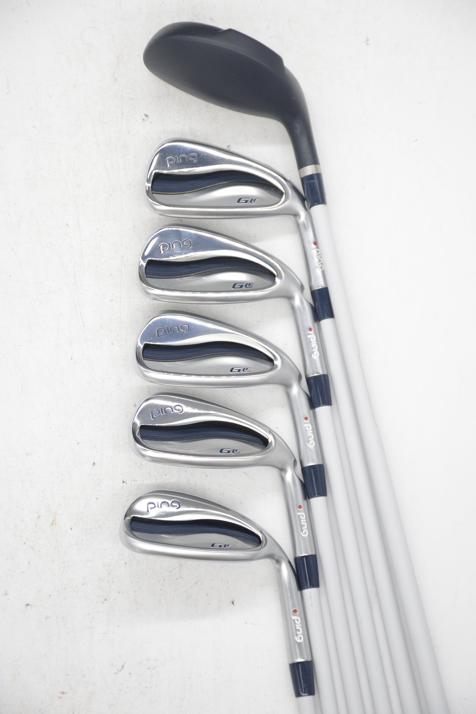 Women's Ping G Le3 6H, 7-PW, SW Iron Set W Flex +0.25" Golf Clubs GolfRoots