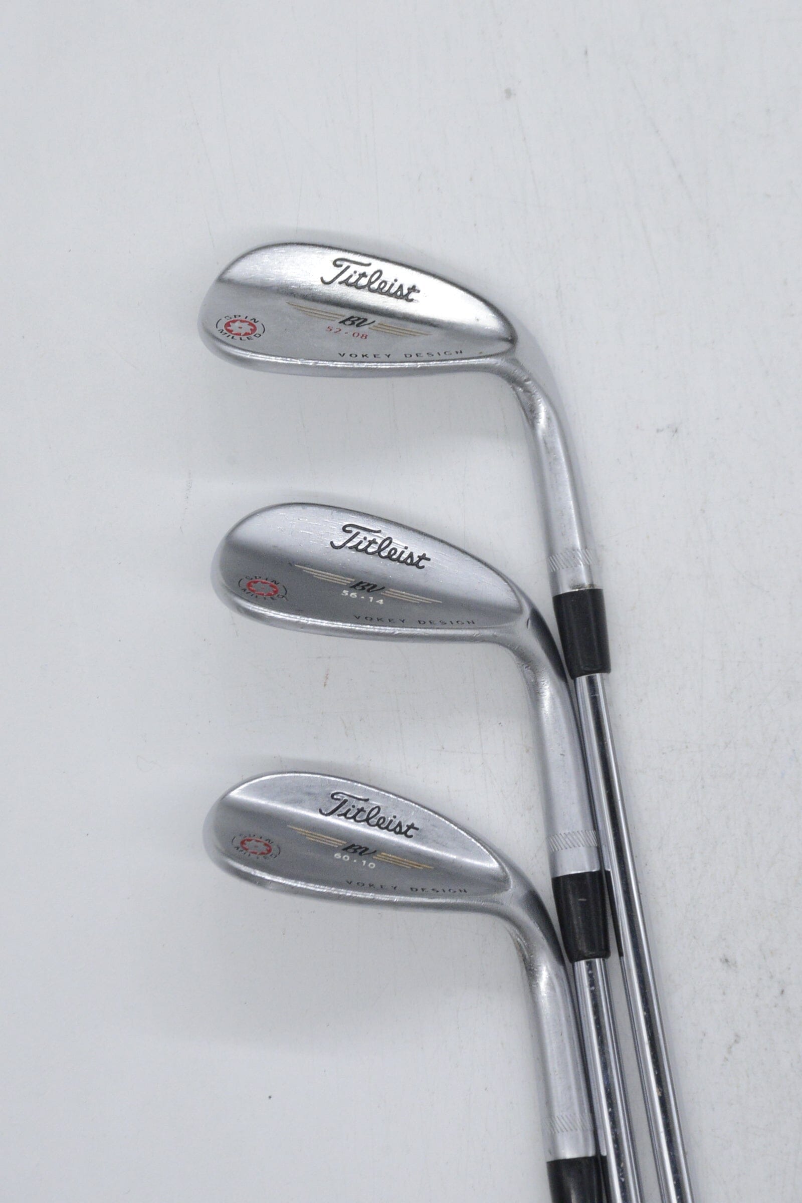 Titleist Vokey Spin Milled 52, 56, 60 Degree Wedge Set Wedge Flex Golf Clubs GolfRoots