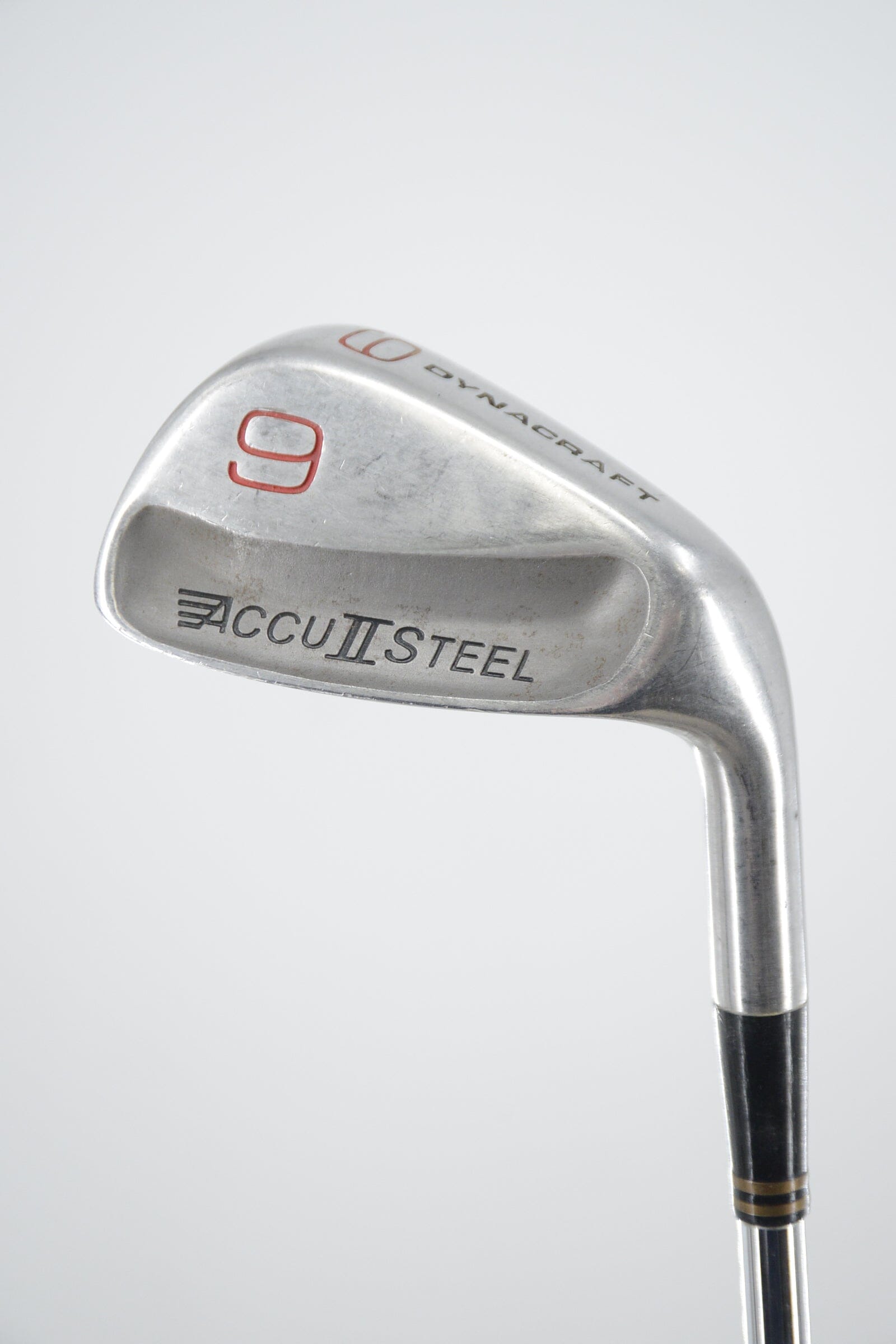 Dynacraft Accu II Steel 9 Iron R Flex 36.75" Golf Clubs GolfRoots