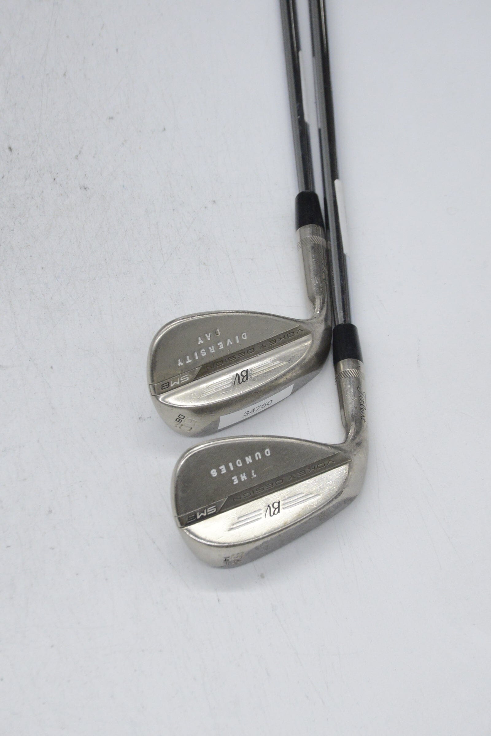 Lefty Titleist Vokey SM8 Brushed Steel 54 & 60 Degree Wedge Set Wedge Flex Golf Clubs GolfRoots
