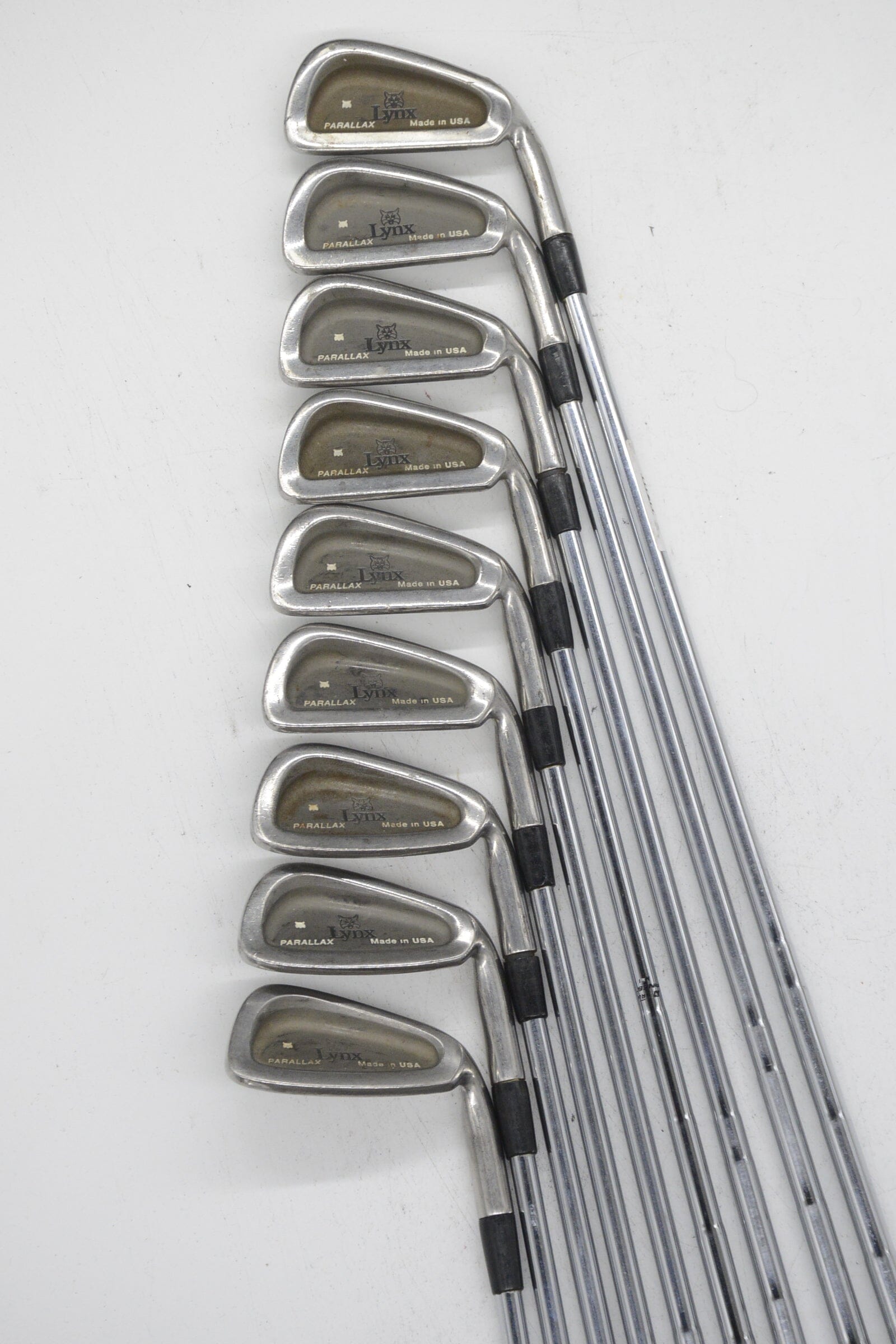Lynx Parallax 2-PW Iron Set S Flex +0.5" Golf Clubs GolfRoots