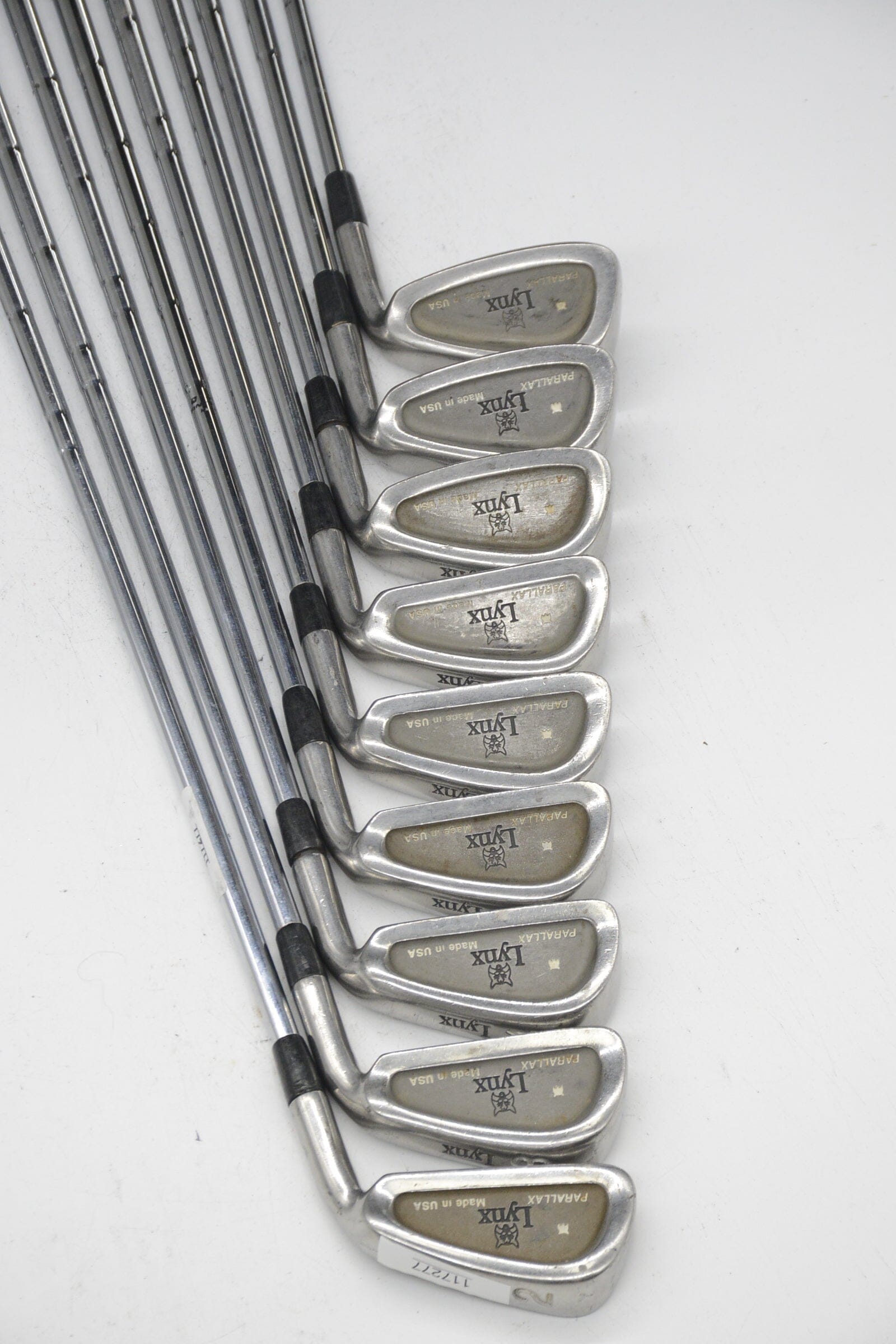 Lynx Parallax 2-PW Iron Set S Flex +0.5" Golf Clubs GolfRoots