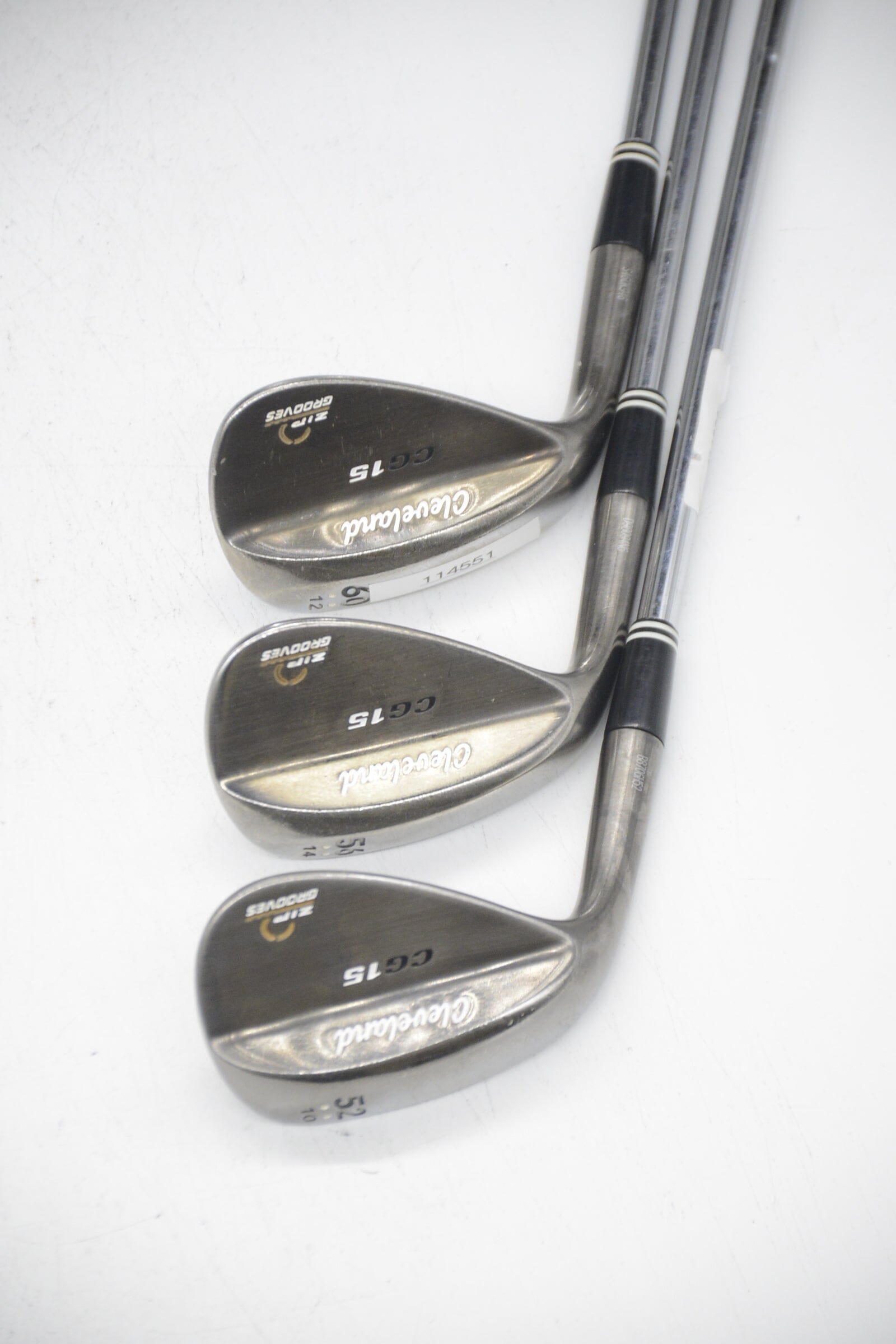 Lefty Cleveland CG15 Black Pearl 52, 56, 60 Degree Wedge Set Wedge Flex Golf Clubs GolfRoots