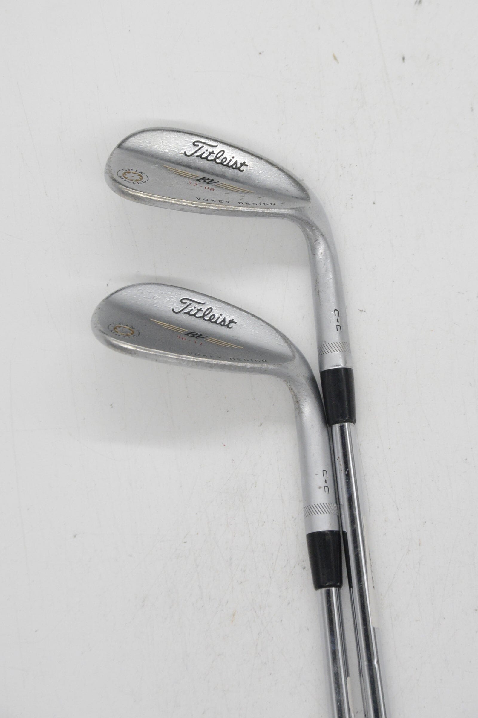 Titleist Vokey Spin Milled 52 & 56 Degree Wedge Set S Flex Golf Clubs GolfRoots