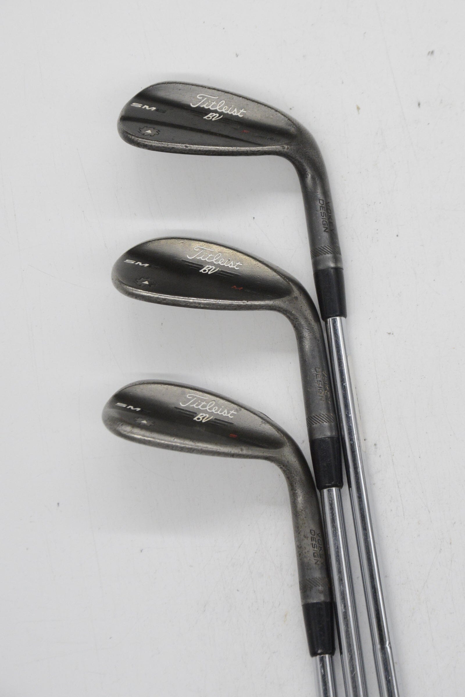 Titleist Vokey SM6 Jet Black 52, 56, 60 Degree Wedge Set Wedge Flex Golf Clubs GolfRoots
