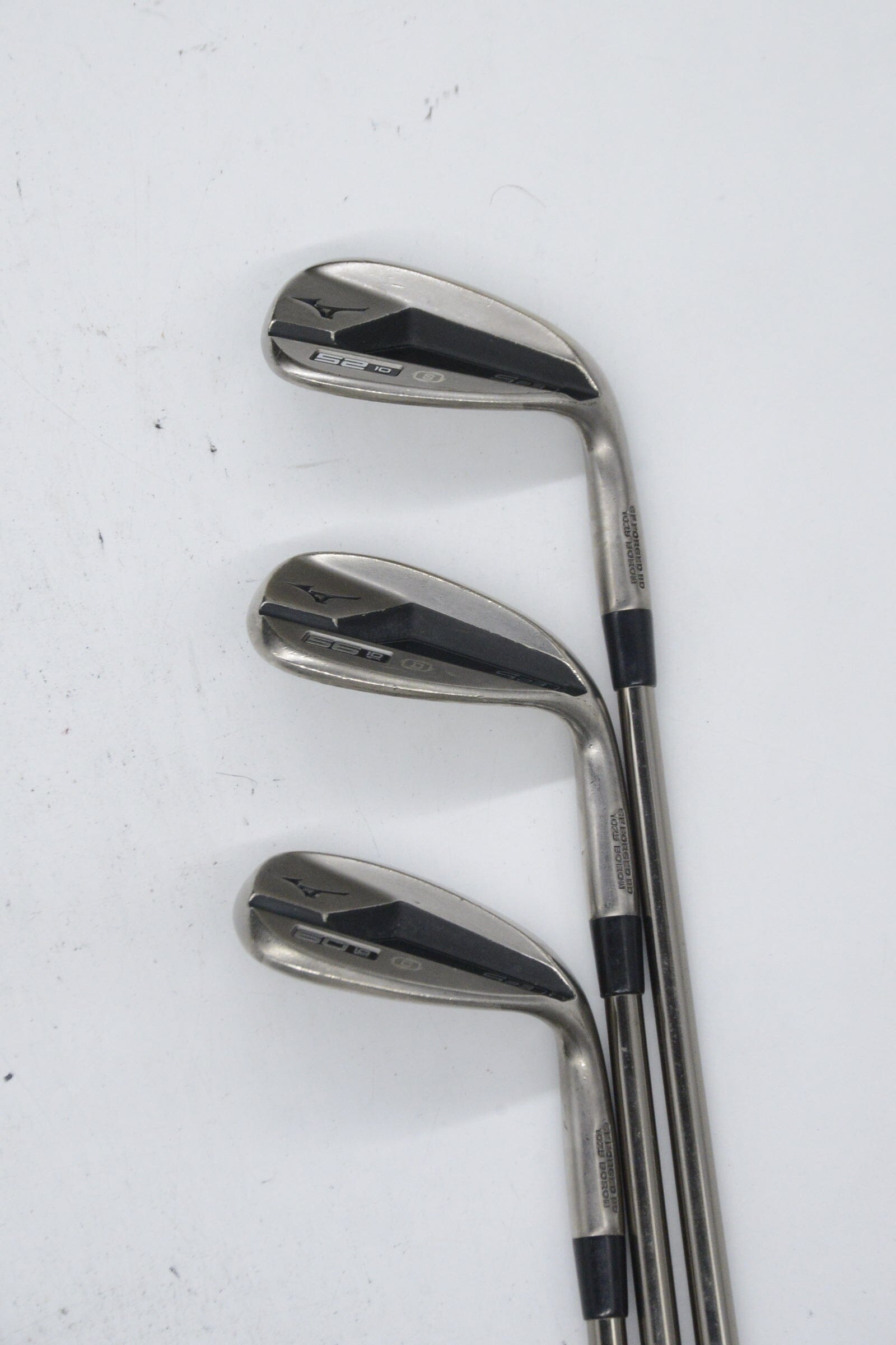 Mizuno S23 Satin Chrome 52, 56, 60 Degree Wedge Set SR Flex Golf Clubs GolfRoots