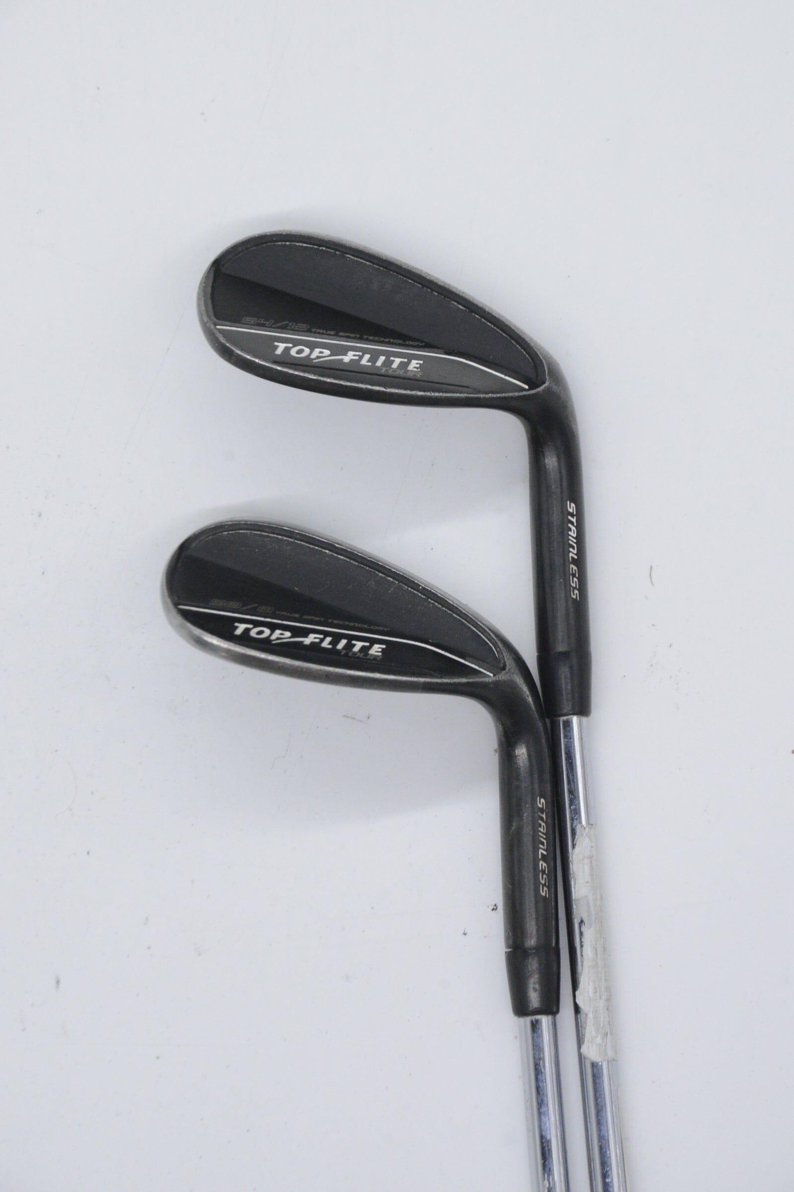 Top Flite Tour Black Chrome 54 & 58 Degree Wedge Set Wedge Flex Golf Clubs GolfRoots