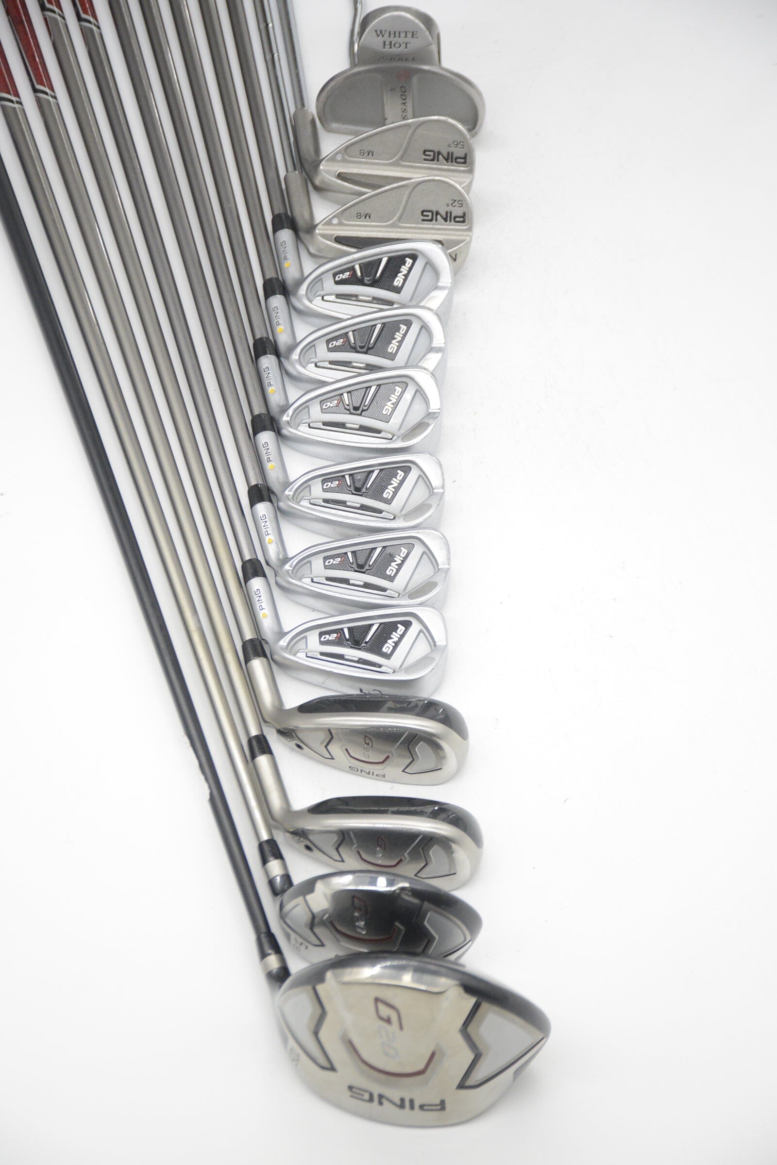 Ping I20 Mixed Full Set S Flex +0.5" Golf Clubs GolfRoots