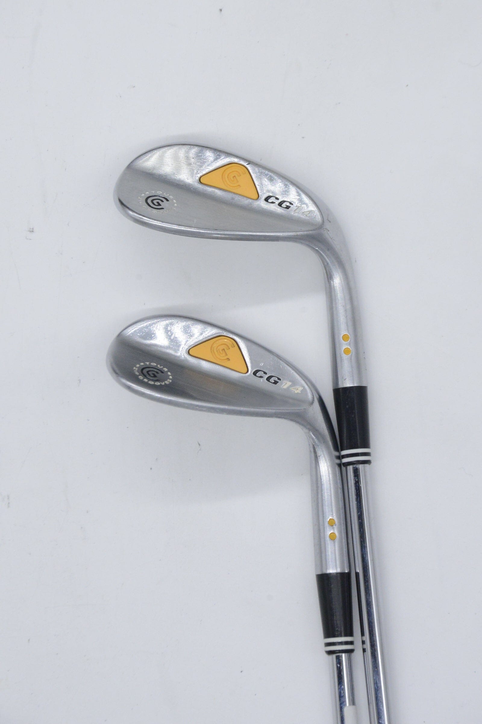 Cleveland CG14 Chrome 52 & 56 Degree Wedge Set S Flex Golf Clubs GolfRoots