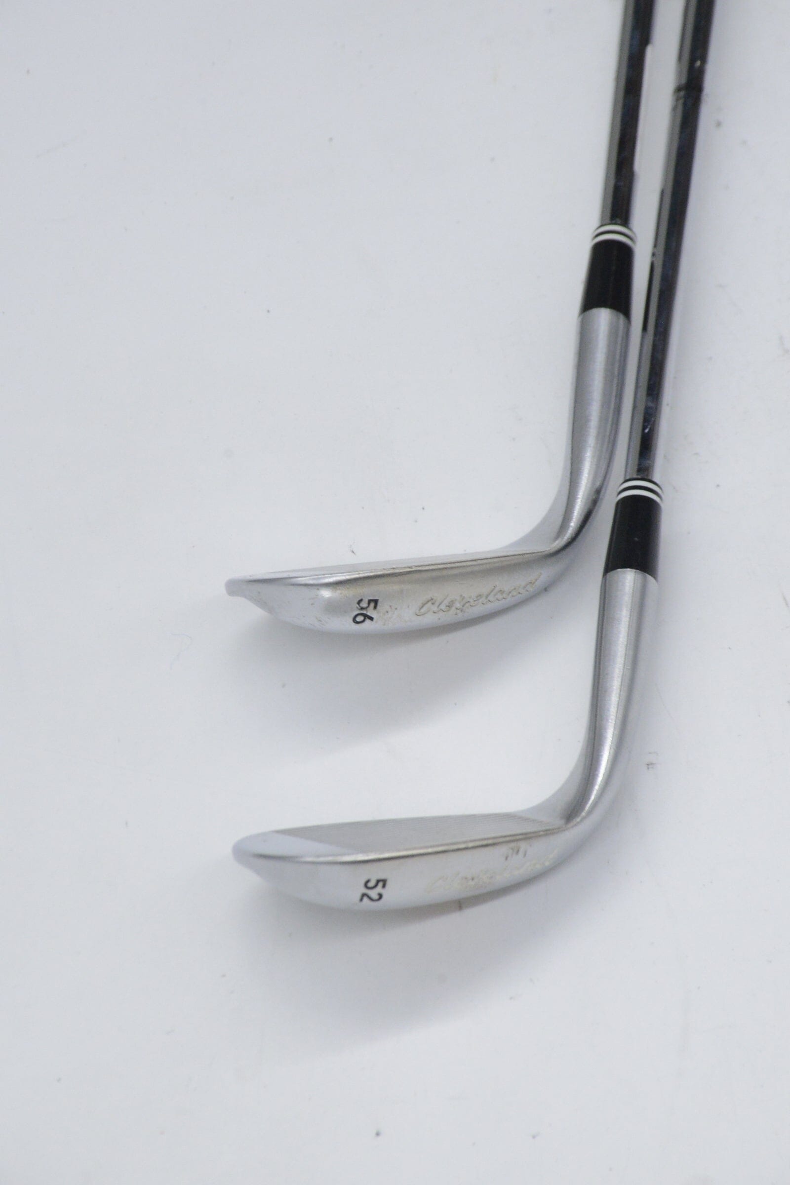 Cleveland CG14 Chrome 52 & 56 Degree Wedge Set S Flex Golf Clubs GolfRoots
