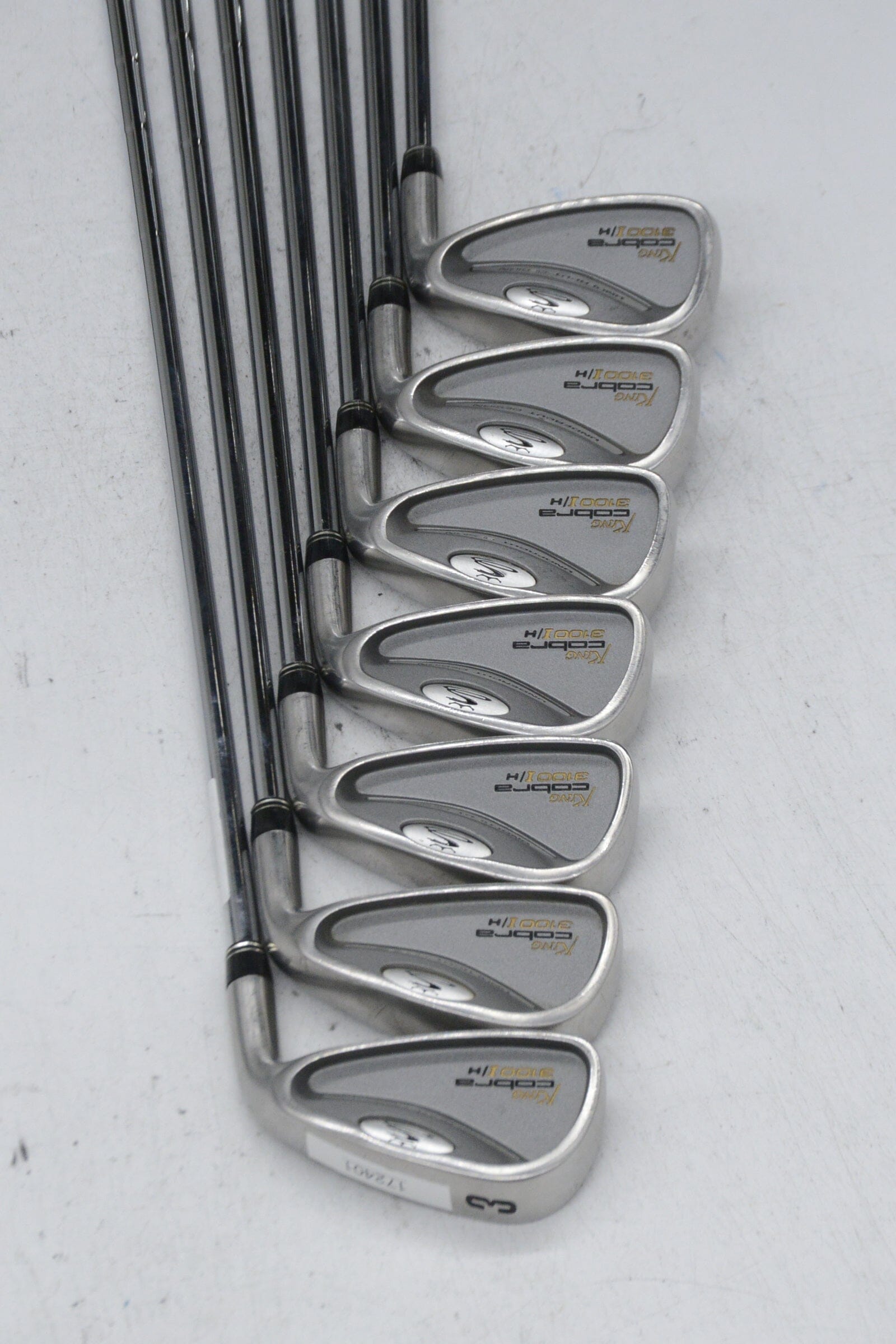 Cobra 3100 I/H 3-9 Iron Set R Flex Std Length Golf Clubs GolfRoots