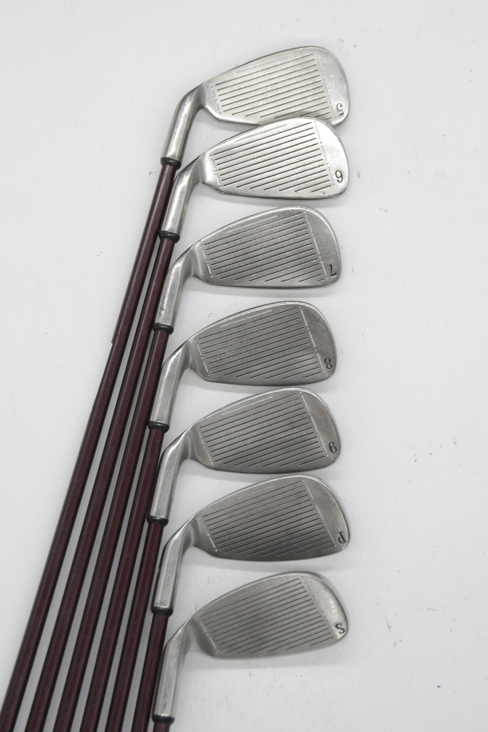Women's Trident Elite PLus II 5-PW, SW Iron Set W Flex -0.5" Golf Clubs GolfRoots