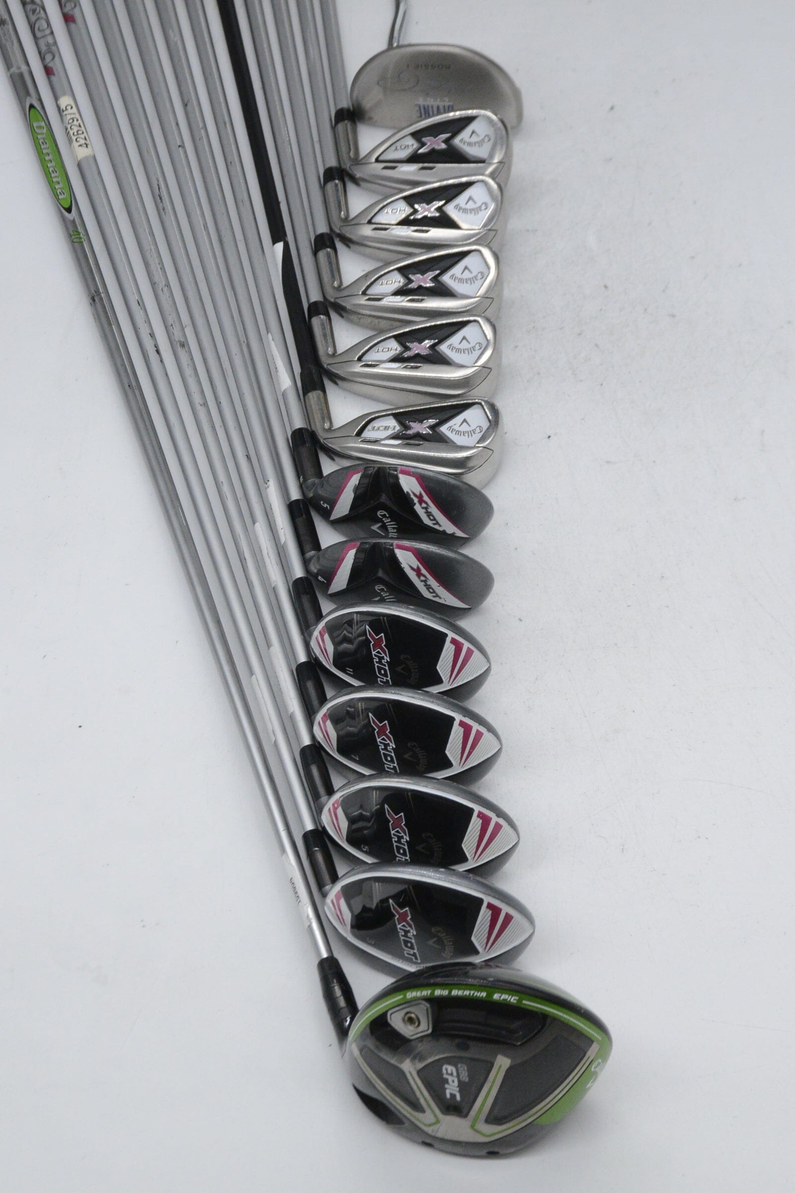 Women's Callaway X Hot Mixed Full Set W Flex -0.25" Golf Clubs GolfRoots