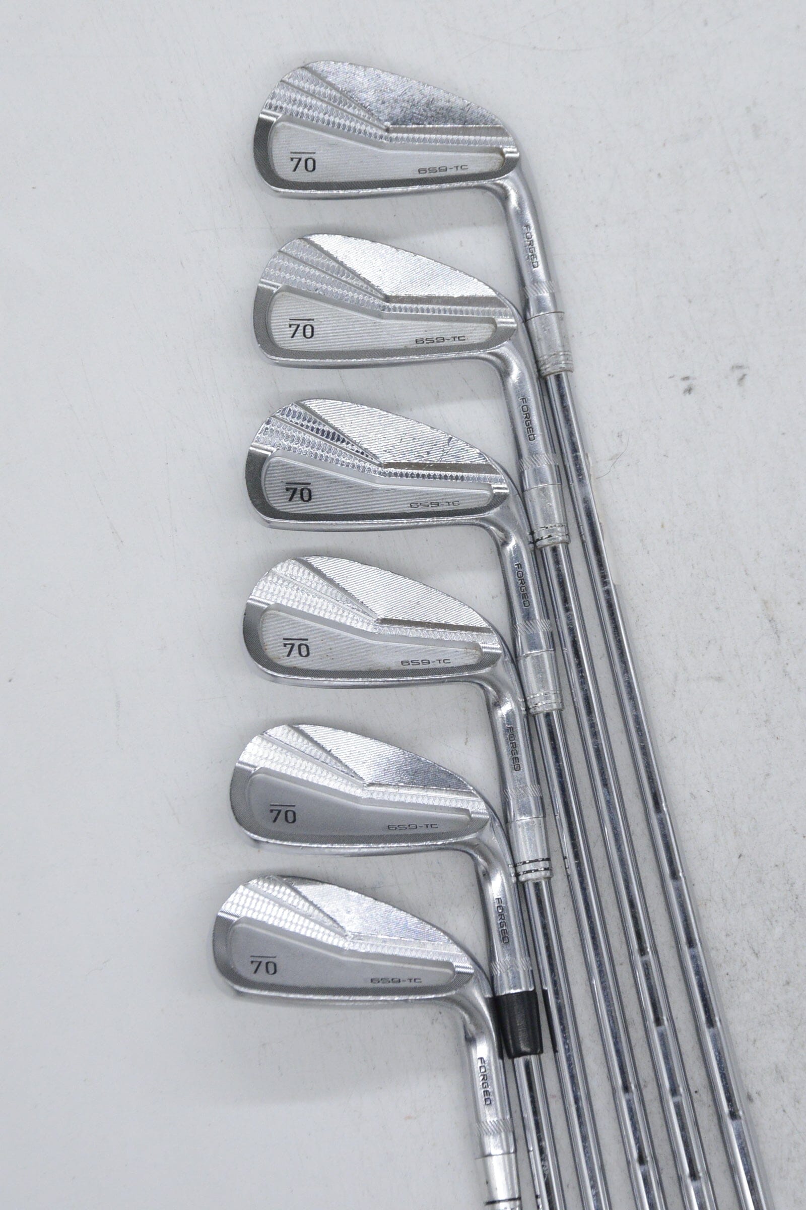 Sub 70 659-TC Forged Satin 5-PW Iron Set X Flex +0.25" Golf Clubs GolfRoots