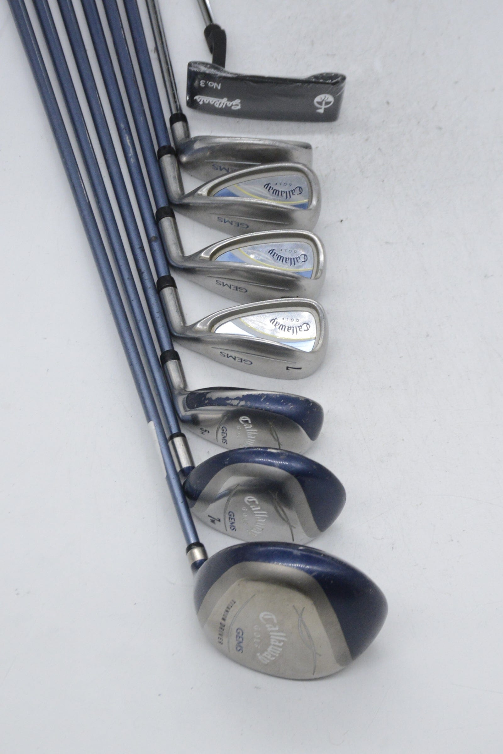 Women's Callaway Gems (No 8 Iron, PW and GW) Mixed Full Set W Flex +0.5" Golf Clubs GolfRoots