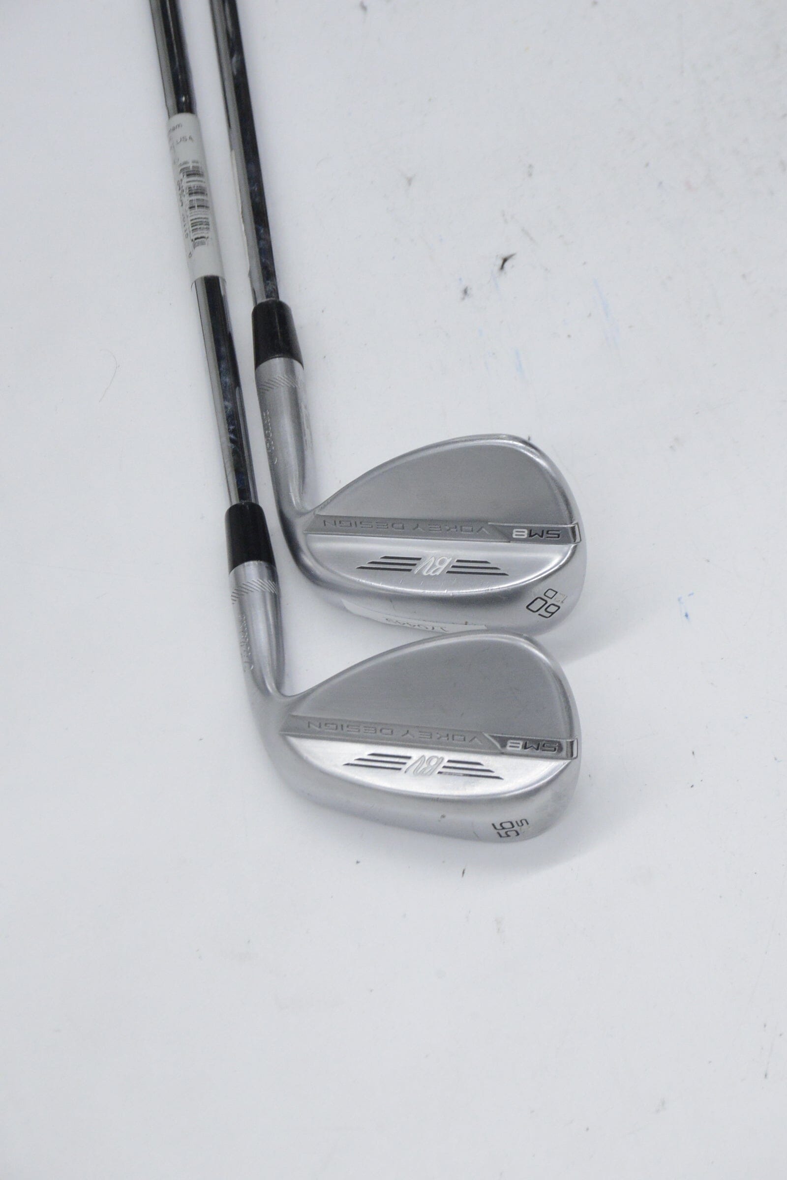 Titleist Vokey SM8 Tour Chrome 56 & 60 Degree Wedge Set Wedge Flex Golf Clubs GolfRoots