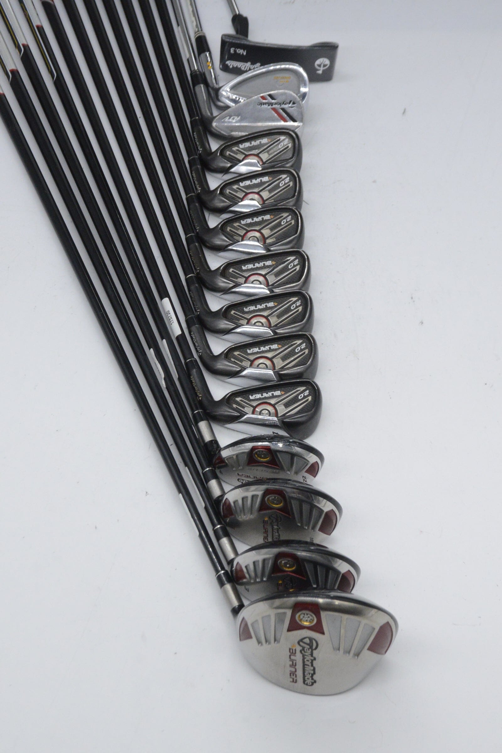 TaylorMade Burner 2.0 Mixed Full Set S Flex -0.25" Golf Clubs GolfRoots