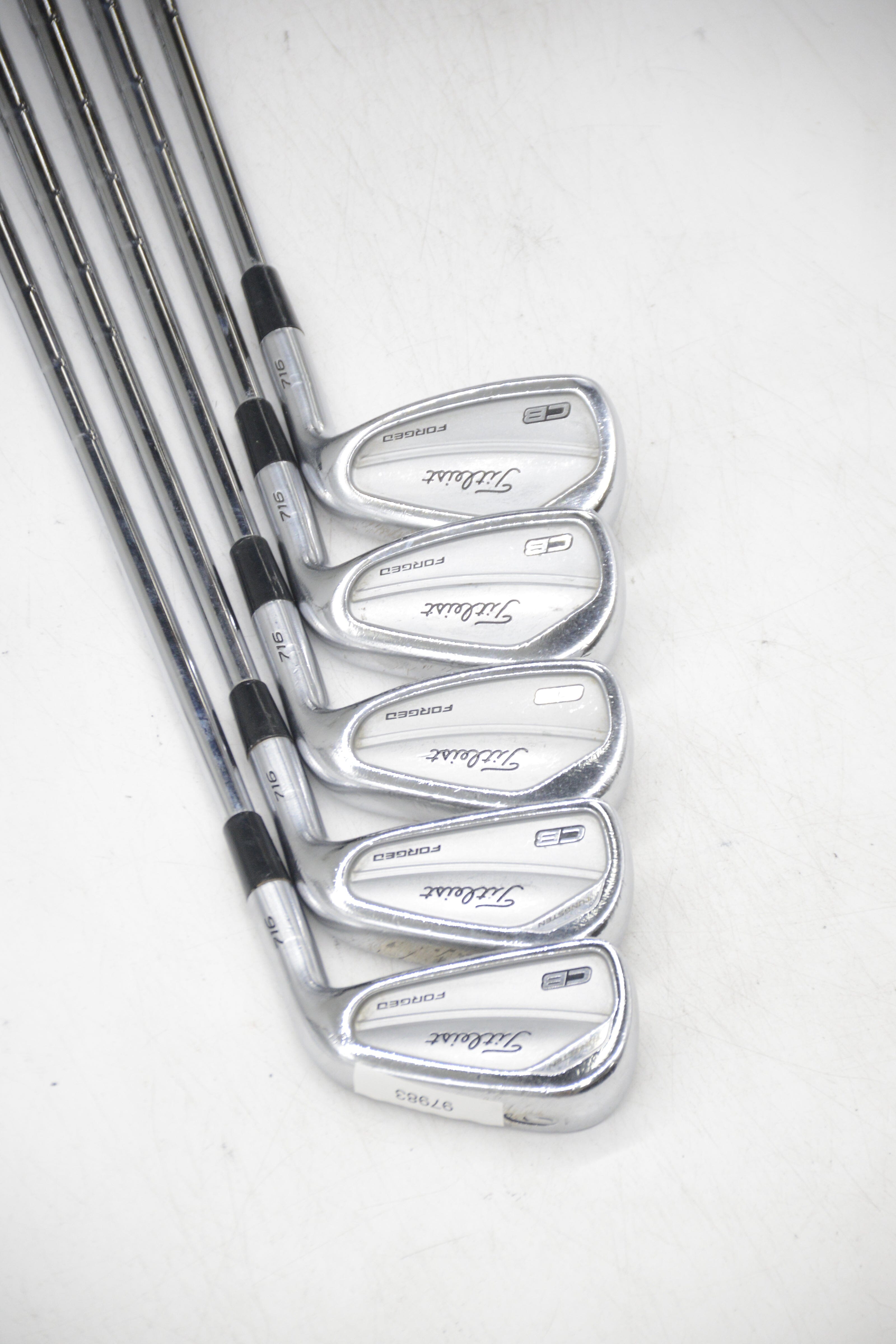 Titleist 716 CB Forged 6-PW Iron Set X Flex -0.5" Golf Clubs GolfRoots