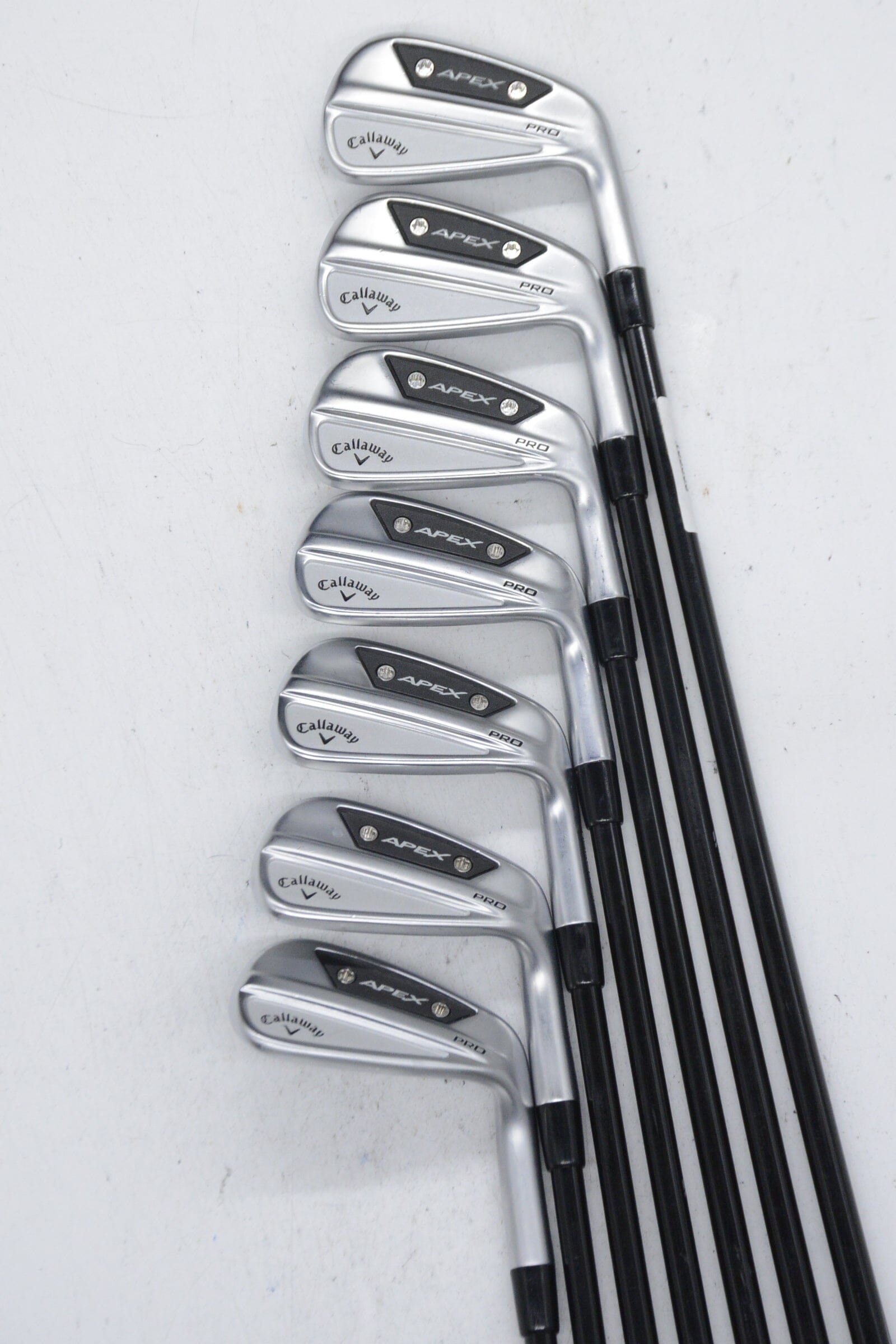 Callaway Apex Pro 24 4-6, 8-AW Iron Set R Flex -0.75" Golf Clubs GolfRoots
