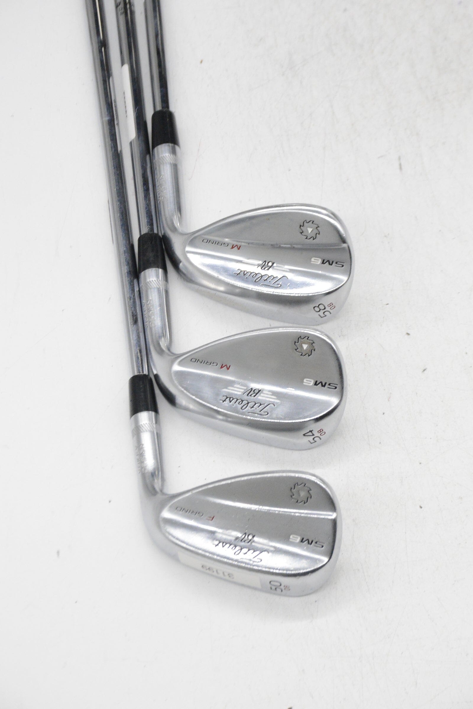 Titleist Vokey SM6 Tour Chrome 50, 54, 58 Degree Wedge Set Wedge Flex Golf Clubs GolfRoots