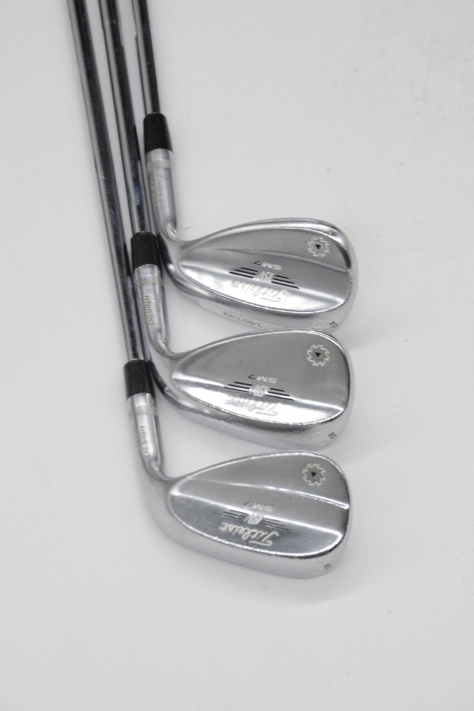 Titleist Vokey SM7 Tour Chrome 52, 56, 60 Degree Wedge Set S Flex Golf Clubs GolfRoots