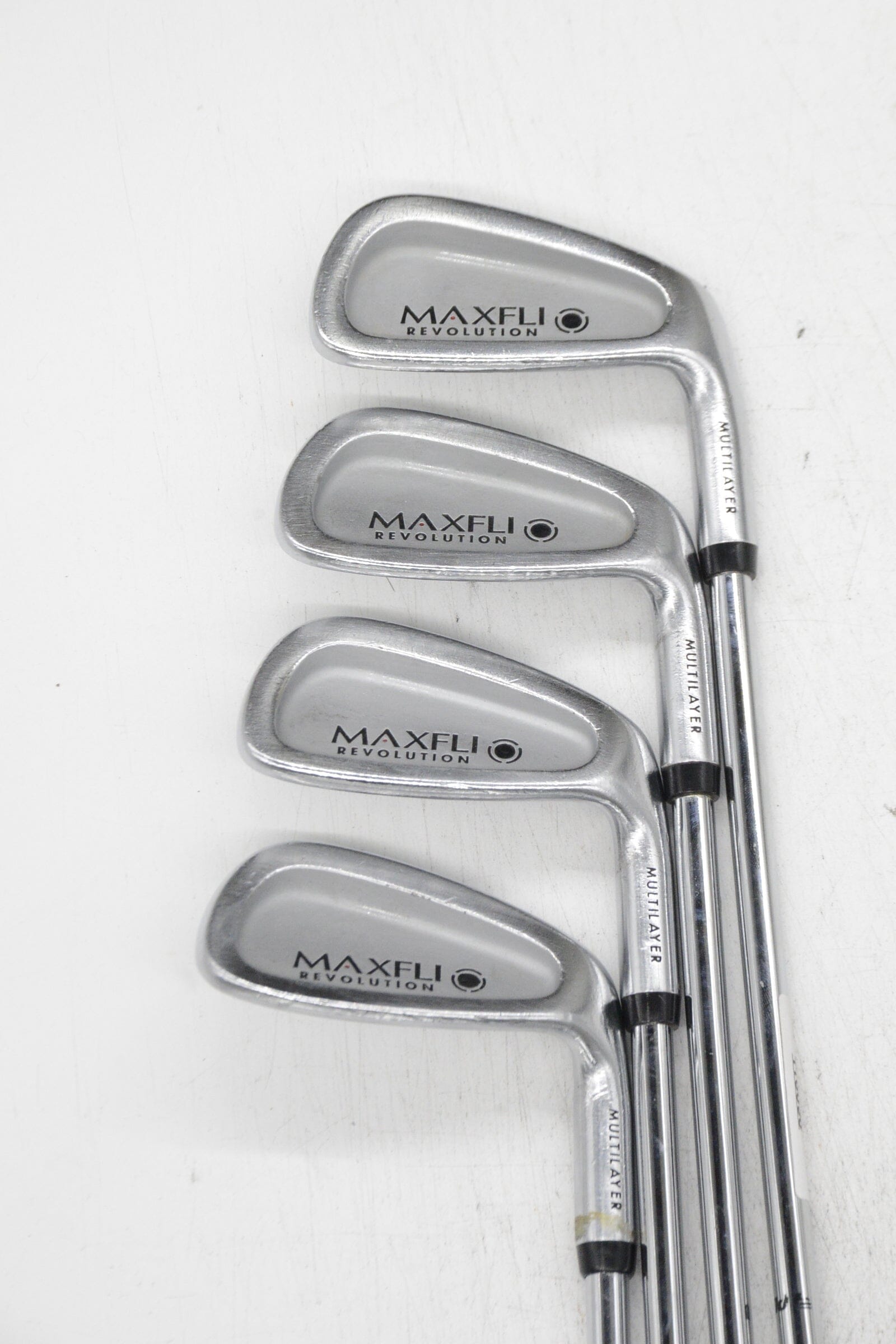 MaxFli Revolution Black 7-PW Iron Set R Flex Std Length Golf Clubs GolfRoots