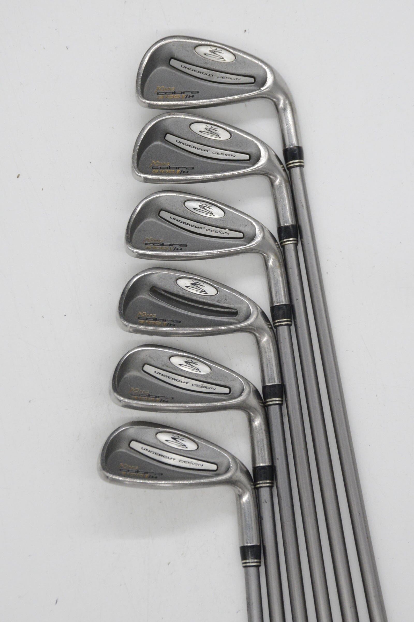 Cobra 3100 I/H 5-PW Iron Set R Flex +1" Golf Clubs GolfRoots