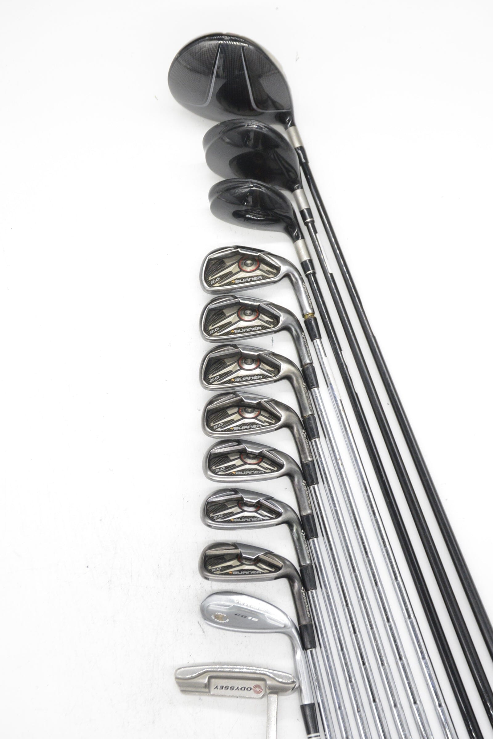 TaylorMade Burner 2.0 Mixed Full Set S Flex +0.5" Golf Clubs GolfRoots