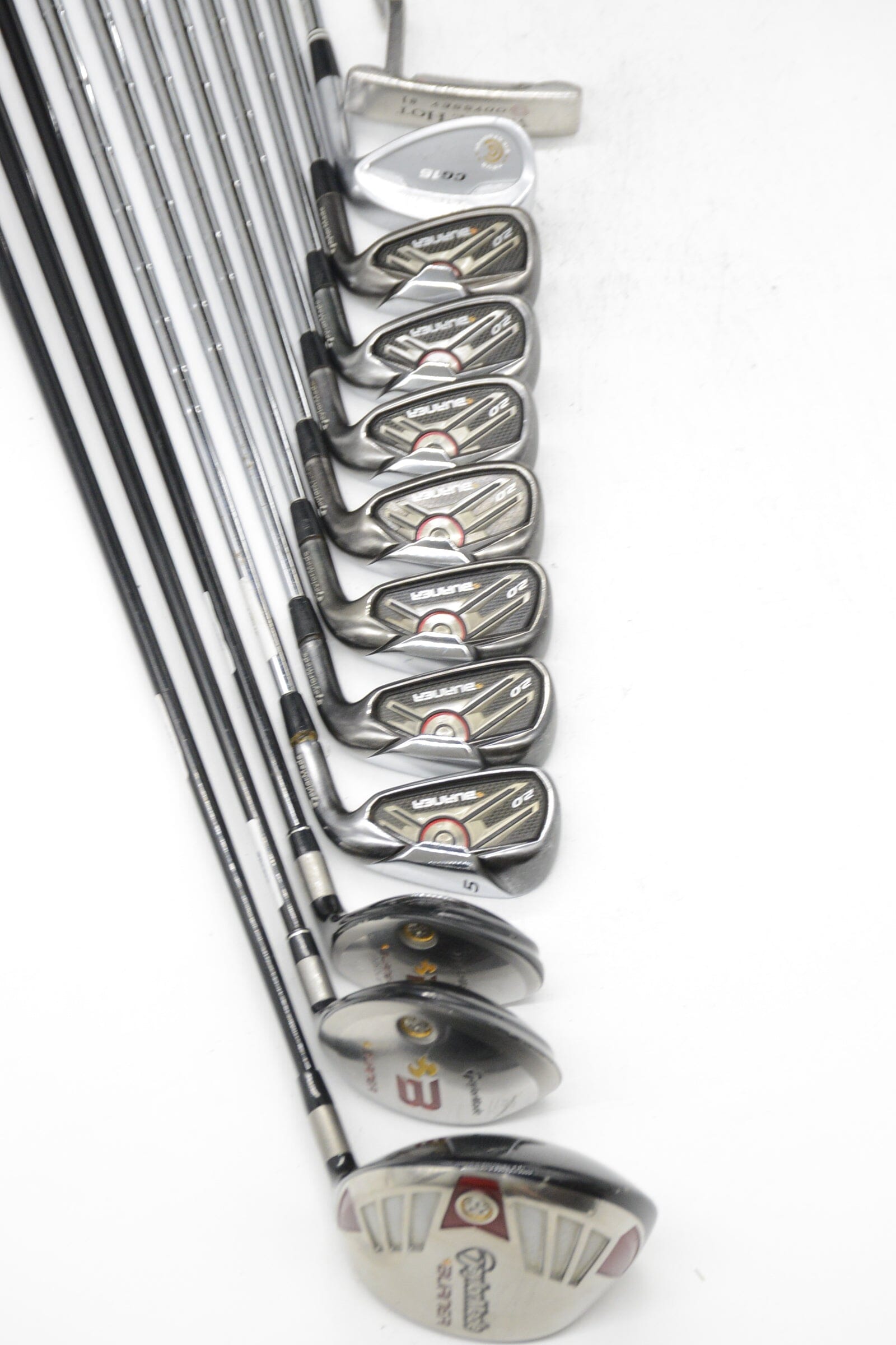 TaylorMade Burner 2.0 Mixed Full Set S Flex +0.5" Golf Clubs GolfRoots